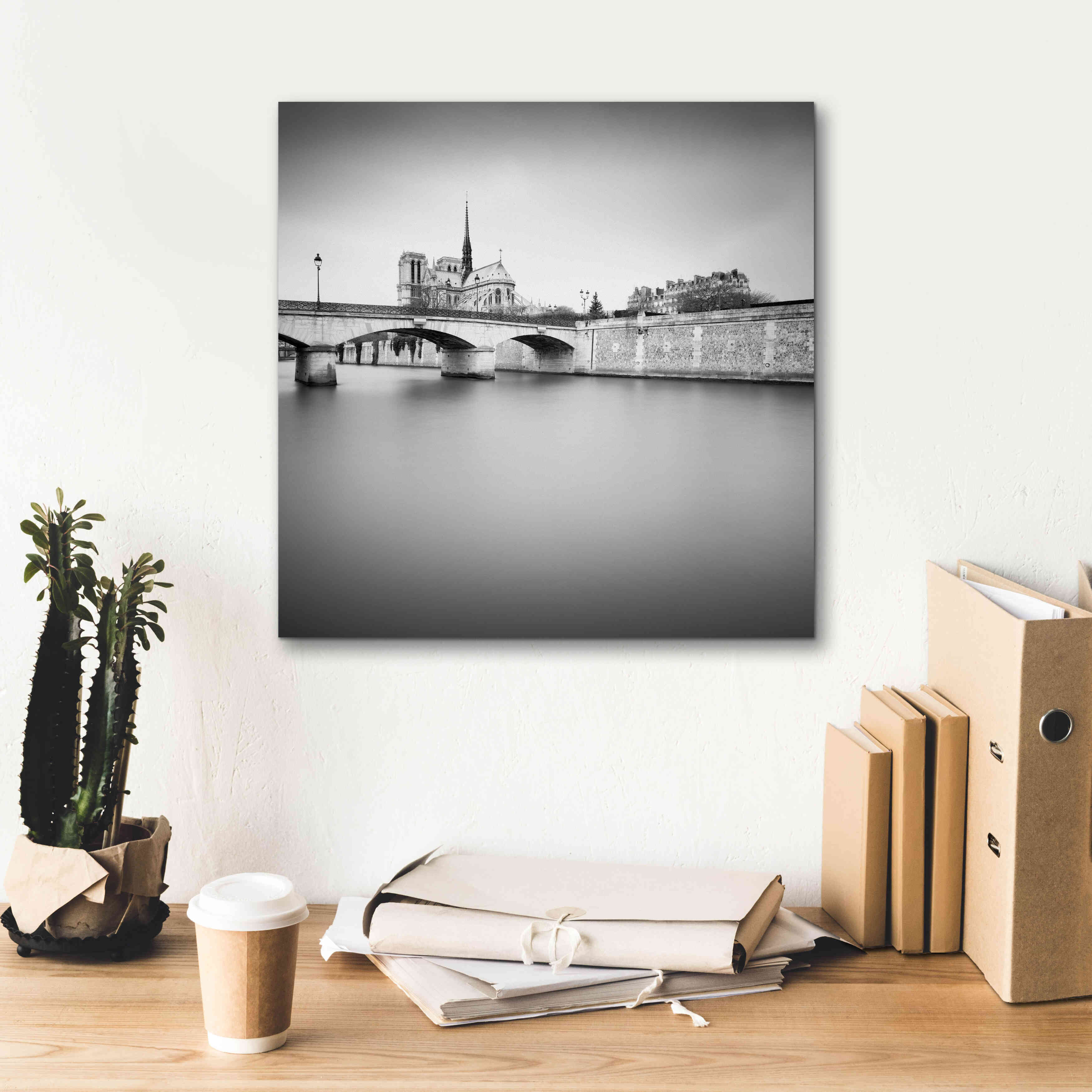 'Notre Dame I' by Wilco Dragt, Giclee Canvas Wall Art,18 x 18