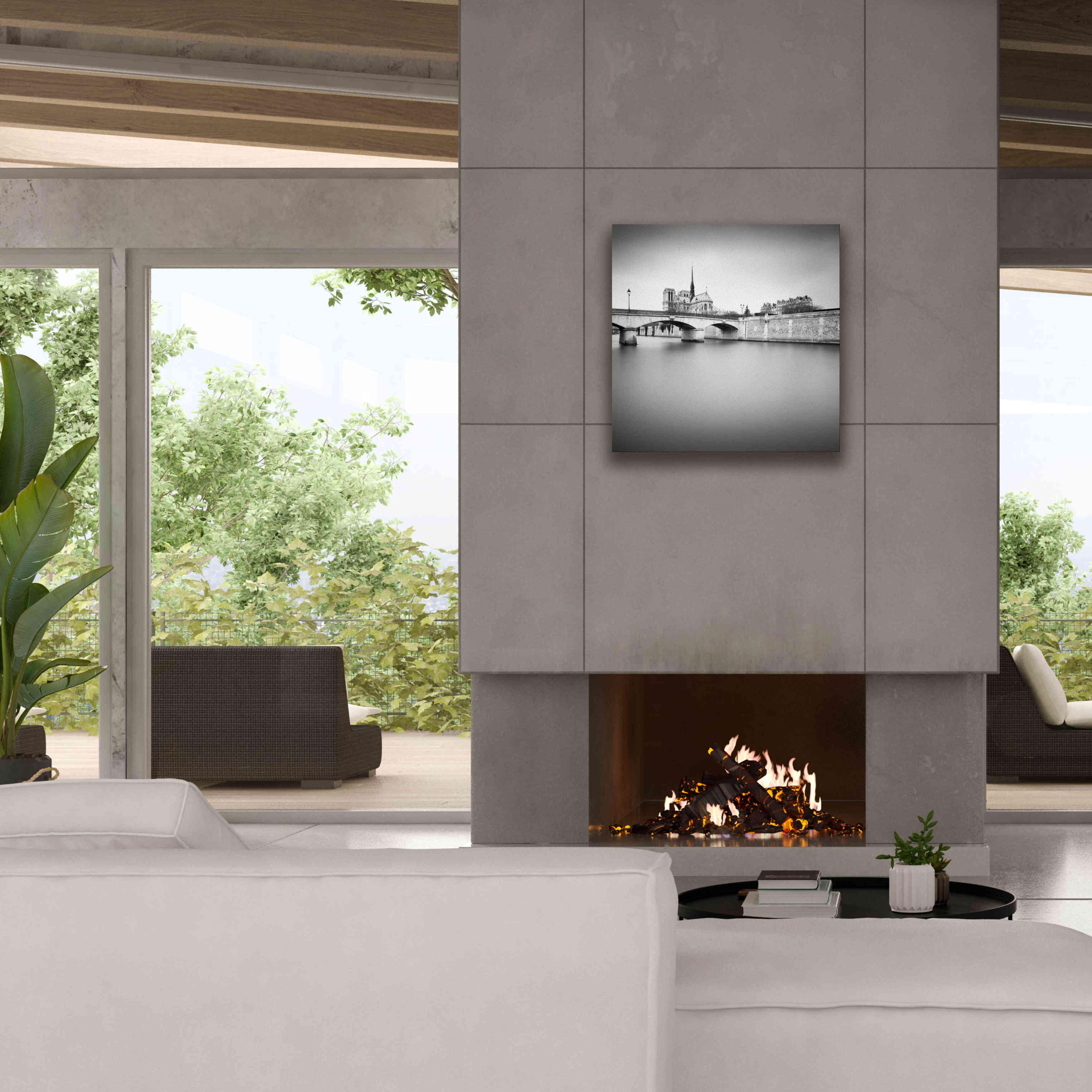 'Notre Dame I' by Wilco Dragt, Giclee Canvas Wall Art,26 x 26