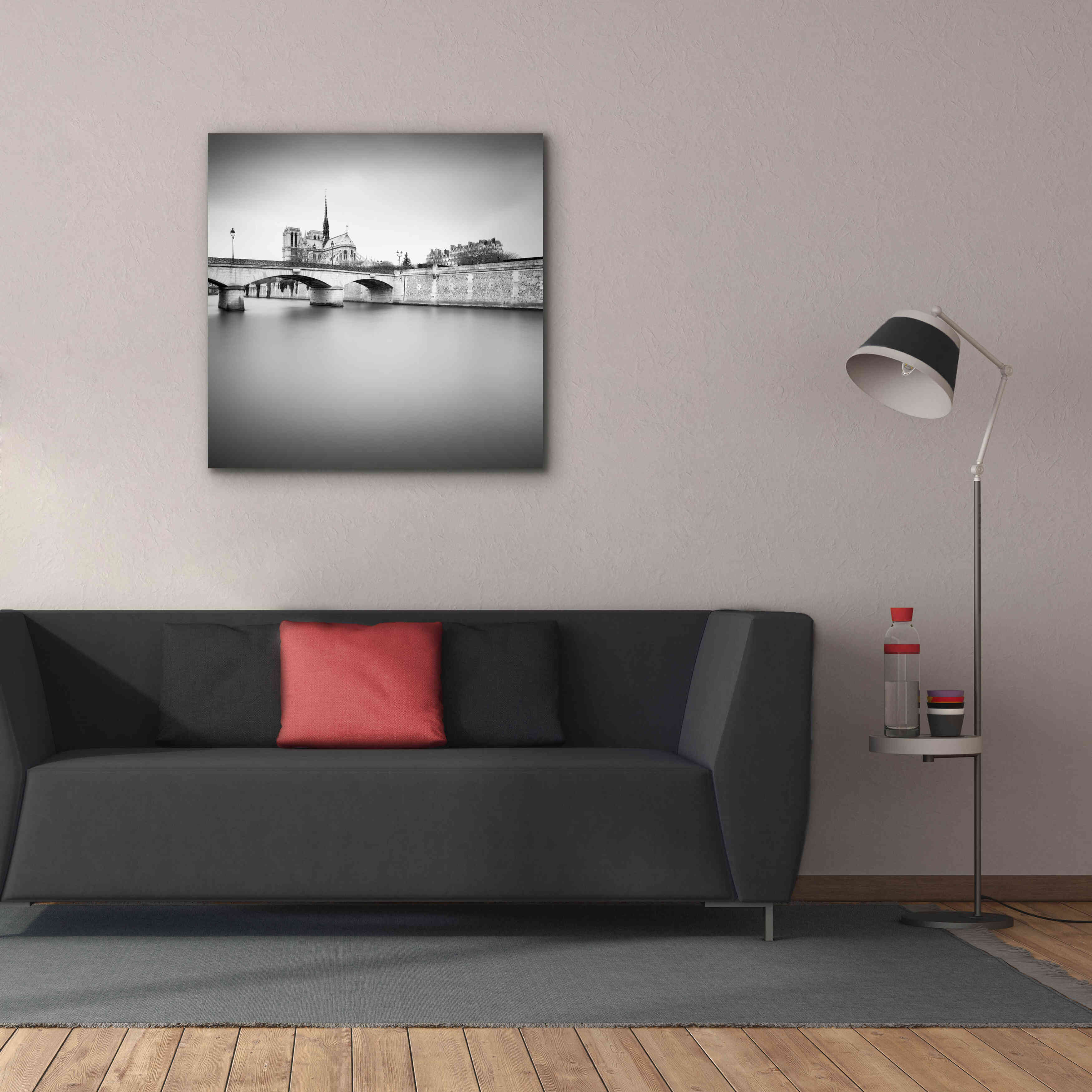 'Notre Dame I' by Wilco Dragt, Giclee Canvas Wall Art,37 x 37