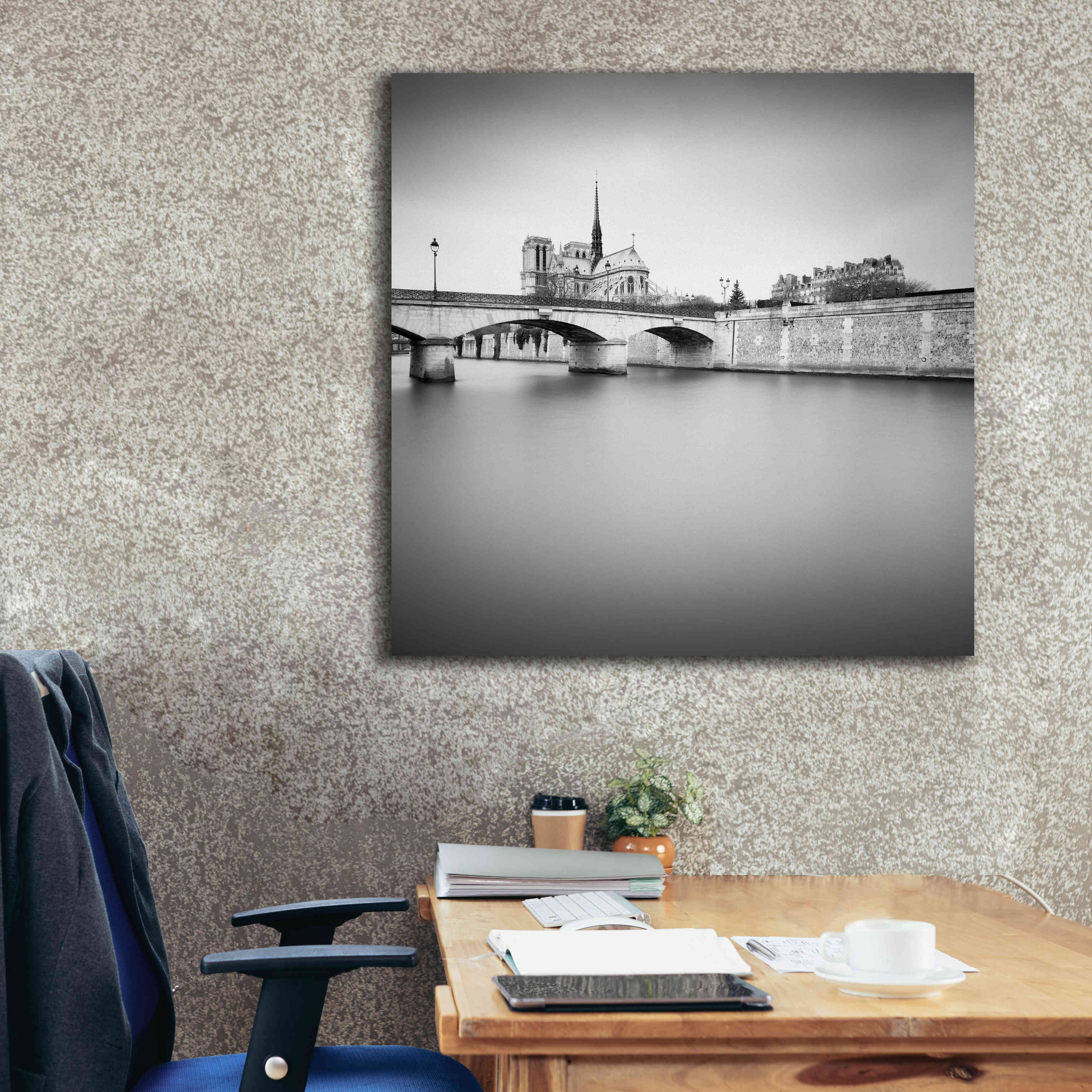 'Notre Dame I' by Wilco Dragt, Giclee Canvas Wall Art,37 x 37