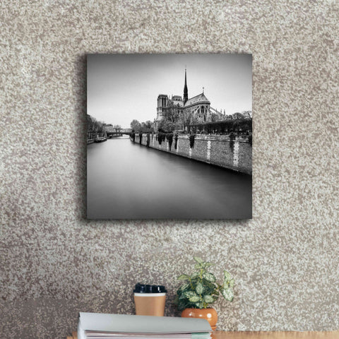 Image of 'Notre Dame II' by Wilco Dragt, Giclee Canvas Wall Art,18 x 18
