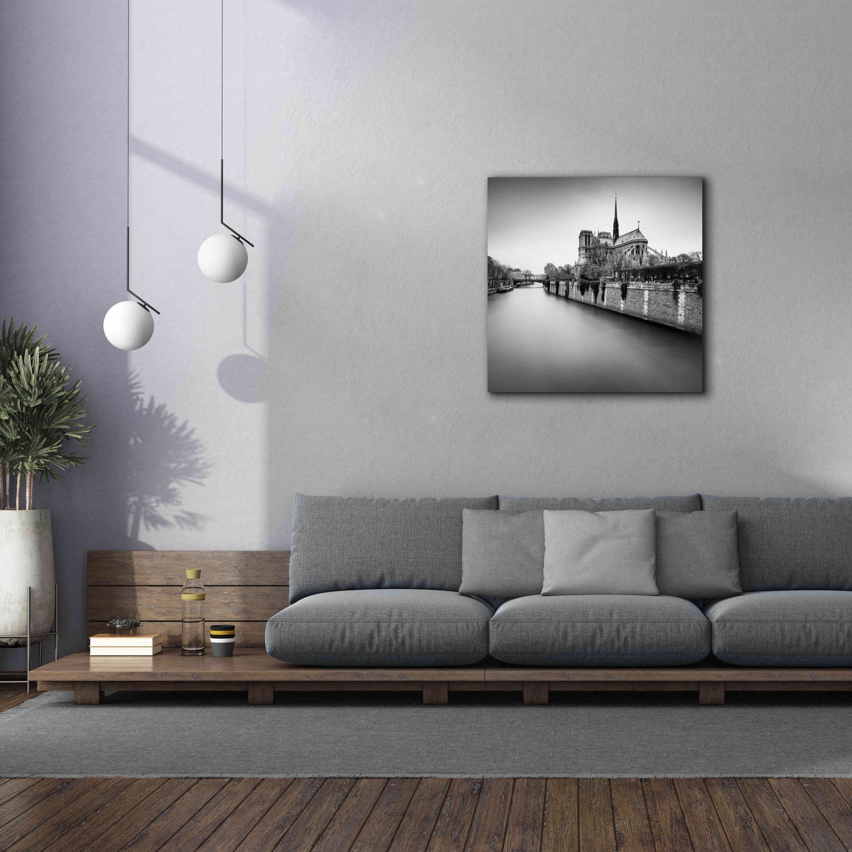 'Notre Dame II' by Wilco Dragt, Giclee Canvas Wall Art,37 x 37