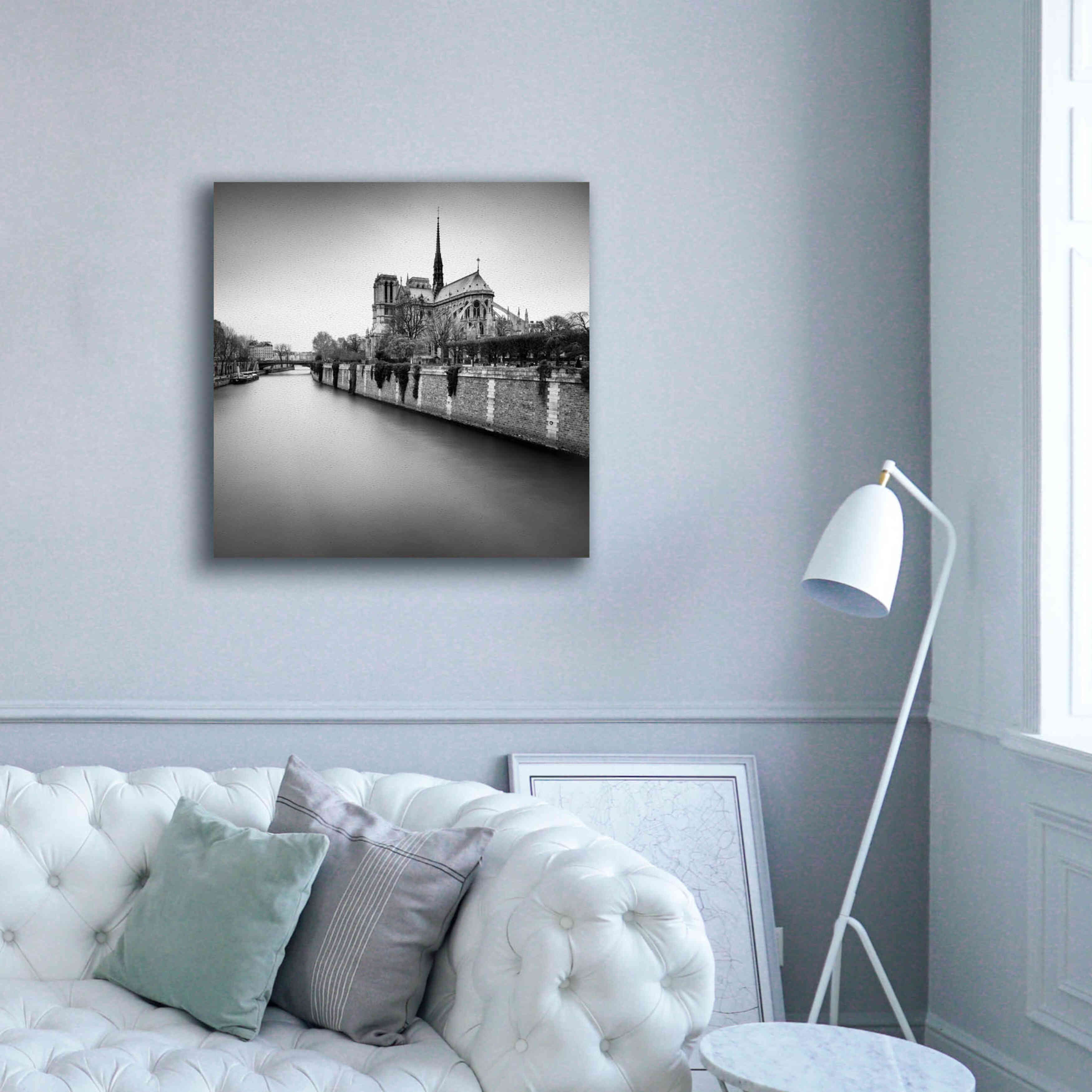 'Notre Dame II' by Wilco Dragt, Giclee Canvas Wall Art,37 x 37