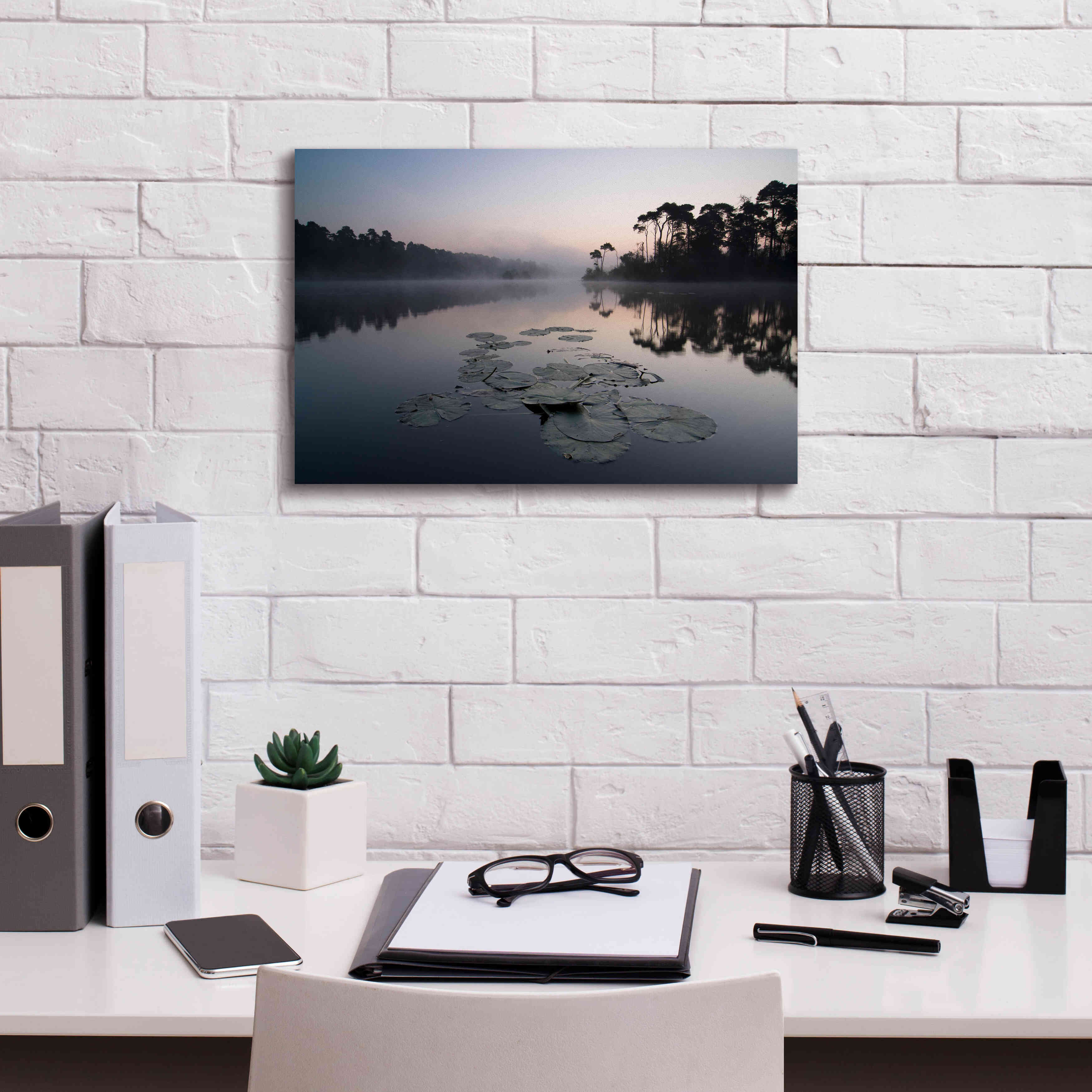 'Oisterwijkse Vennen' by Wilco Dragt, Giclee Canvas Wall Art,18 x 12