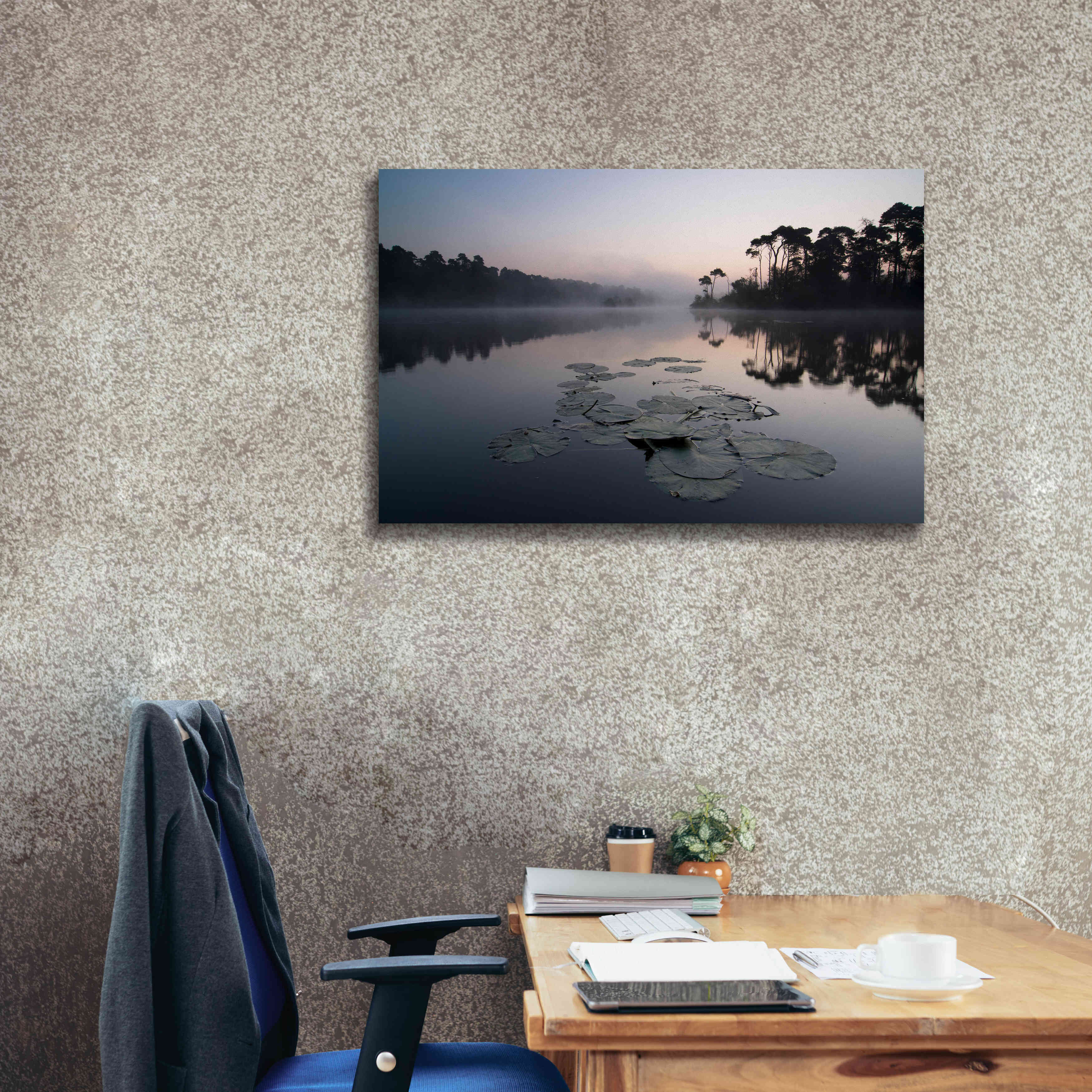 'Oisterwijkse Vennen' by Wilco Dragt, Giclee Canvas Wall Art,40 x 26