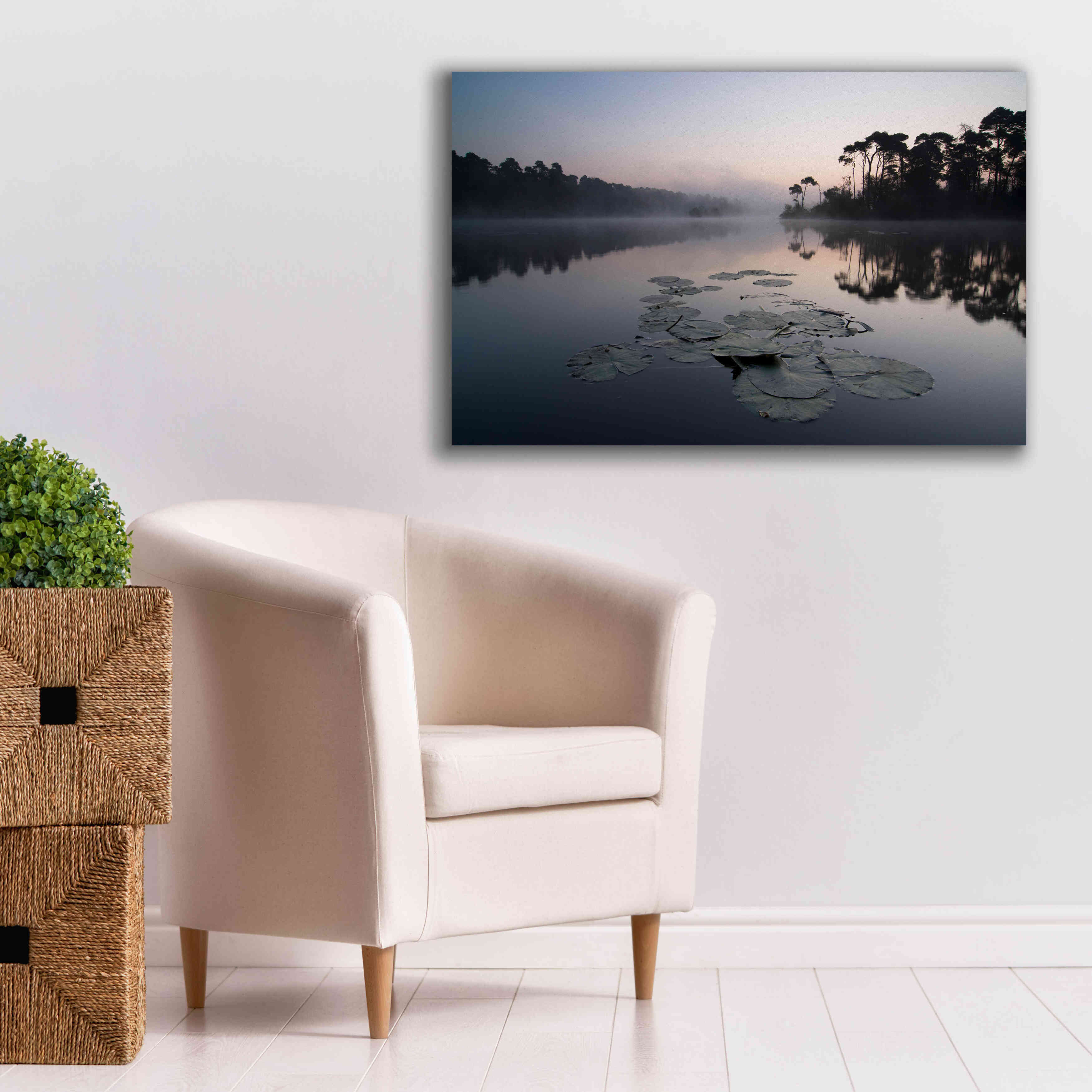'Oisterwijkse Vennen' by Wilco Dragt, Giclee Canvas Wall Art,40 x 26