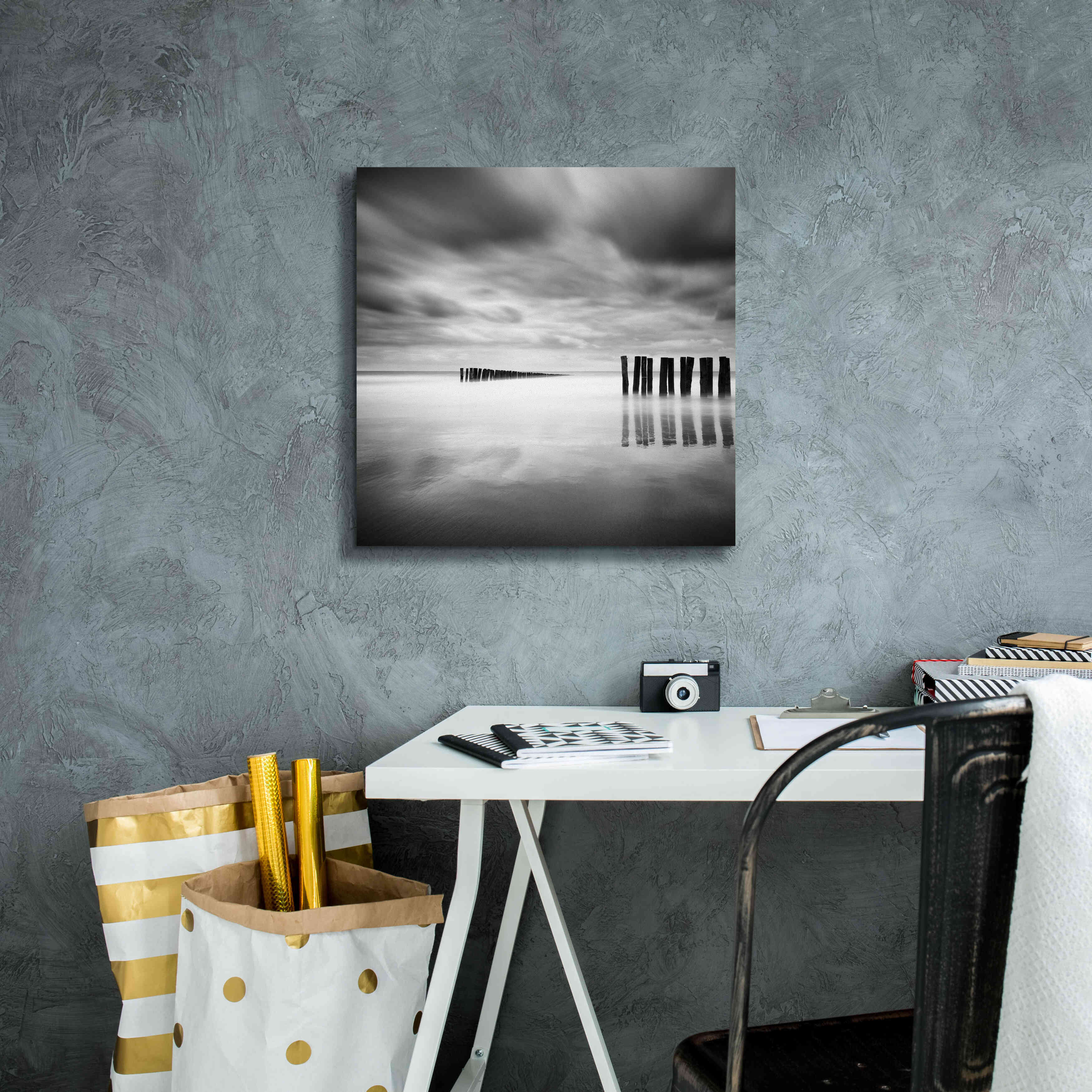 'The Gathering' by Wilco Dragt, Giclee Canvas Wall Art,18 x 18