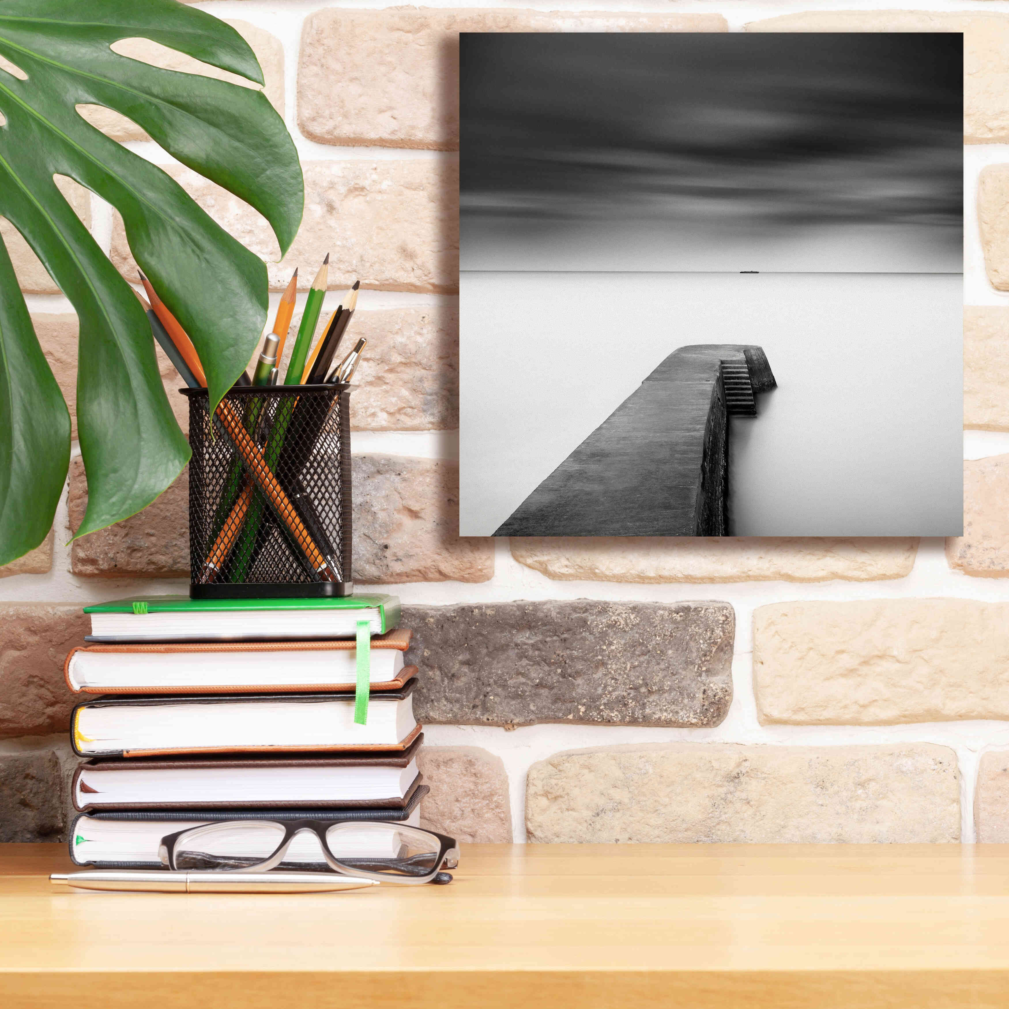'The Jetty-Study #1' by Wilco Dragt, Giclee Canvas Wall Art,12 x 12