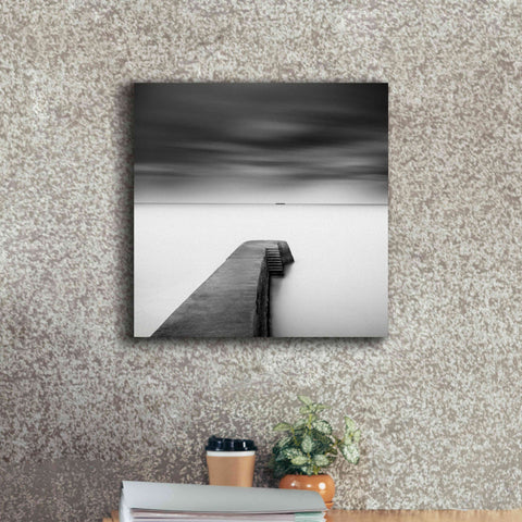 Image of 'The Jetty-Study #1' by Wilco Dragt, Giclee Canvas Wall Art,18 x 18