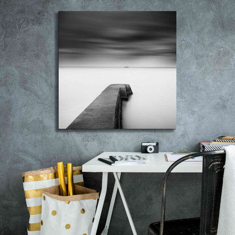 Image of 'The Jetty-Study #1' by Wilco Dragt, Giclee Canvas Wall Art,26 x 26