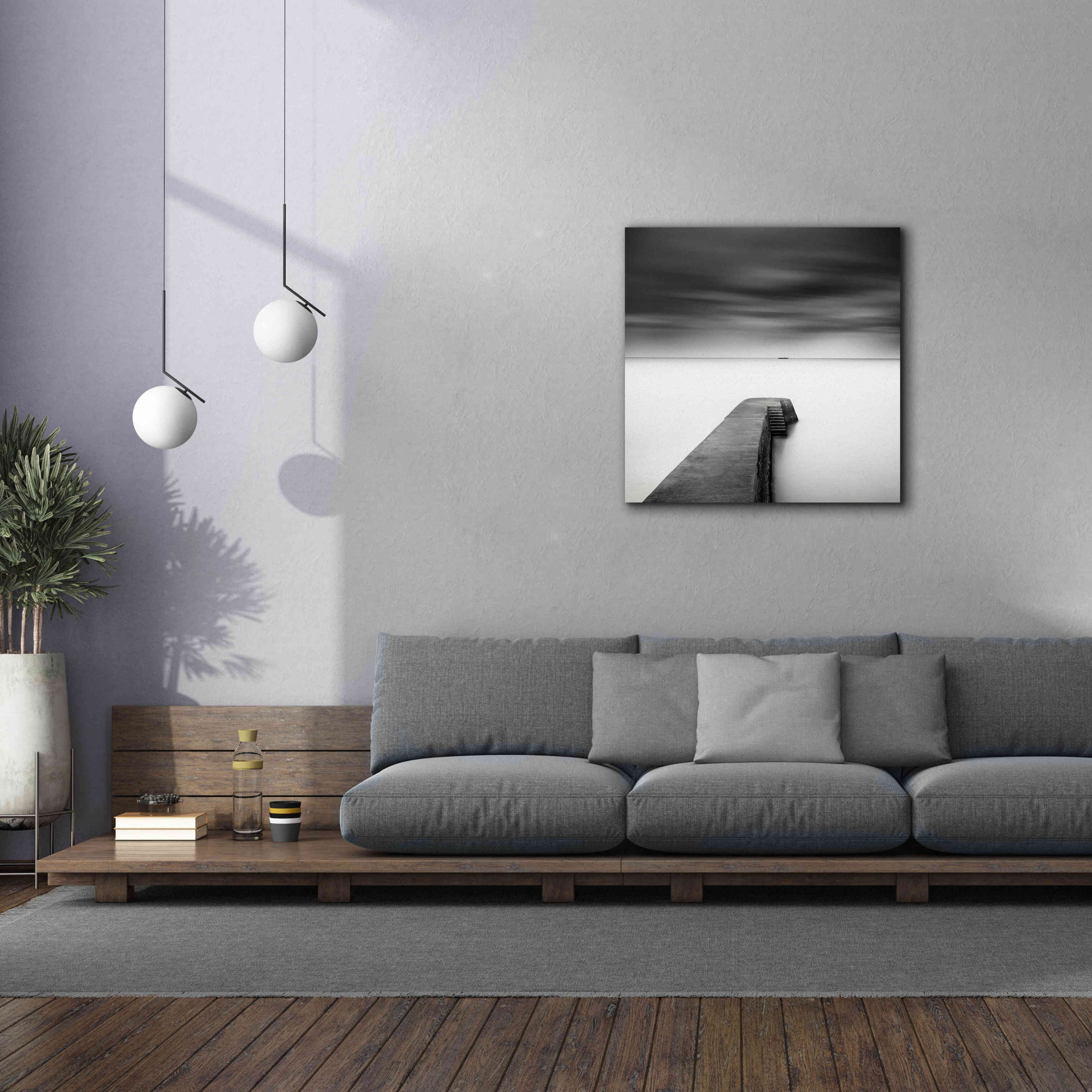 'The Jetty-Study #1' by Wilco Dragt, Giclee Canvas Wall Art,37 x 37