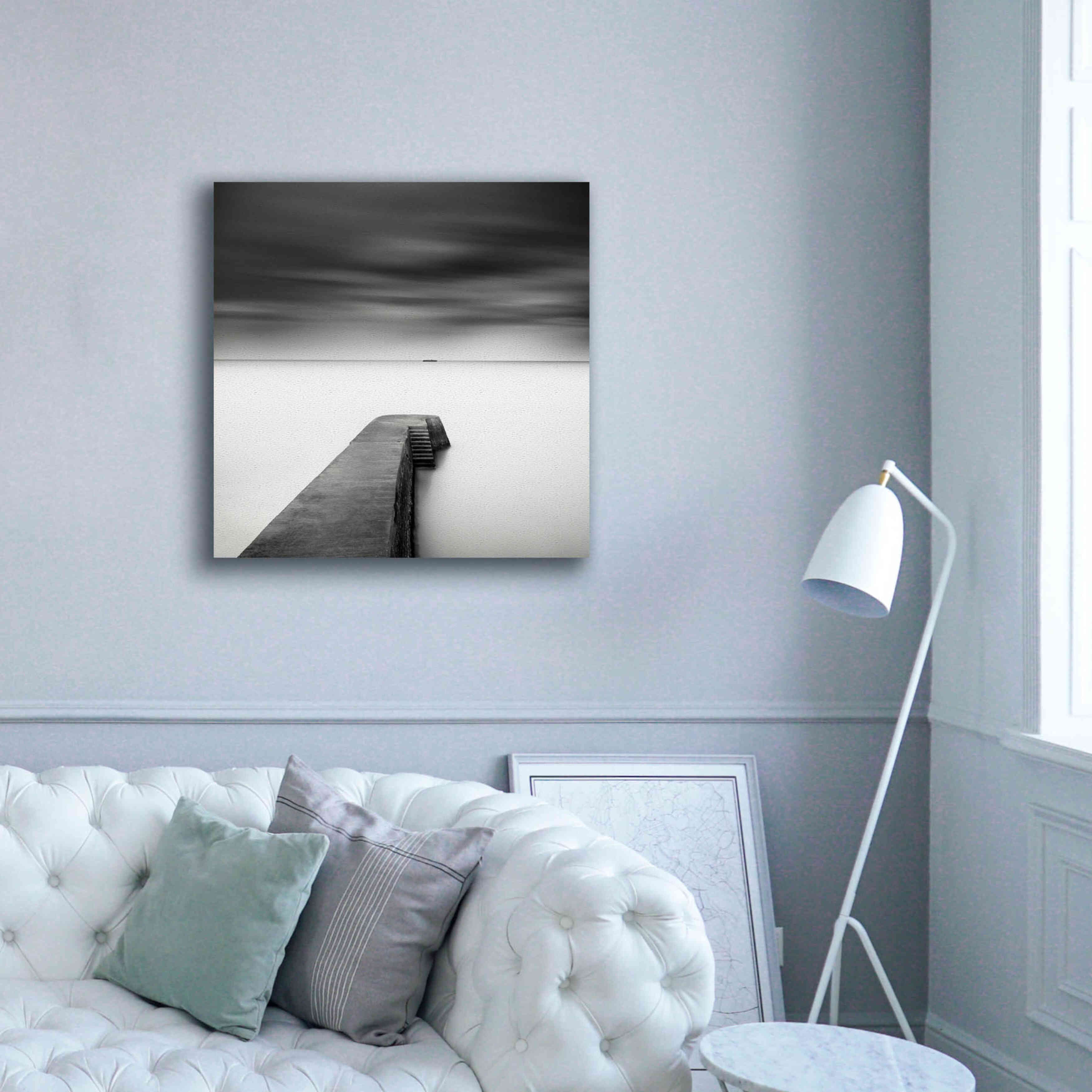 'The Jetty-Study #1' by Wilco Dragt, Giclee Canvas Wall Art,37 x 37