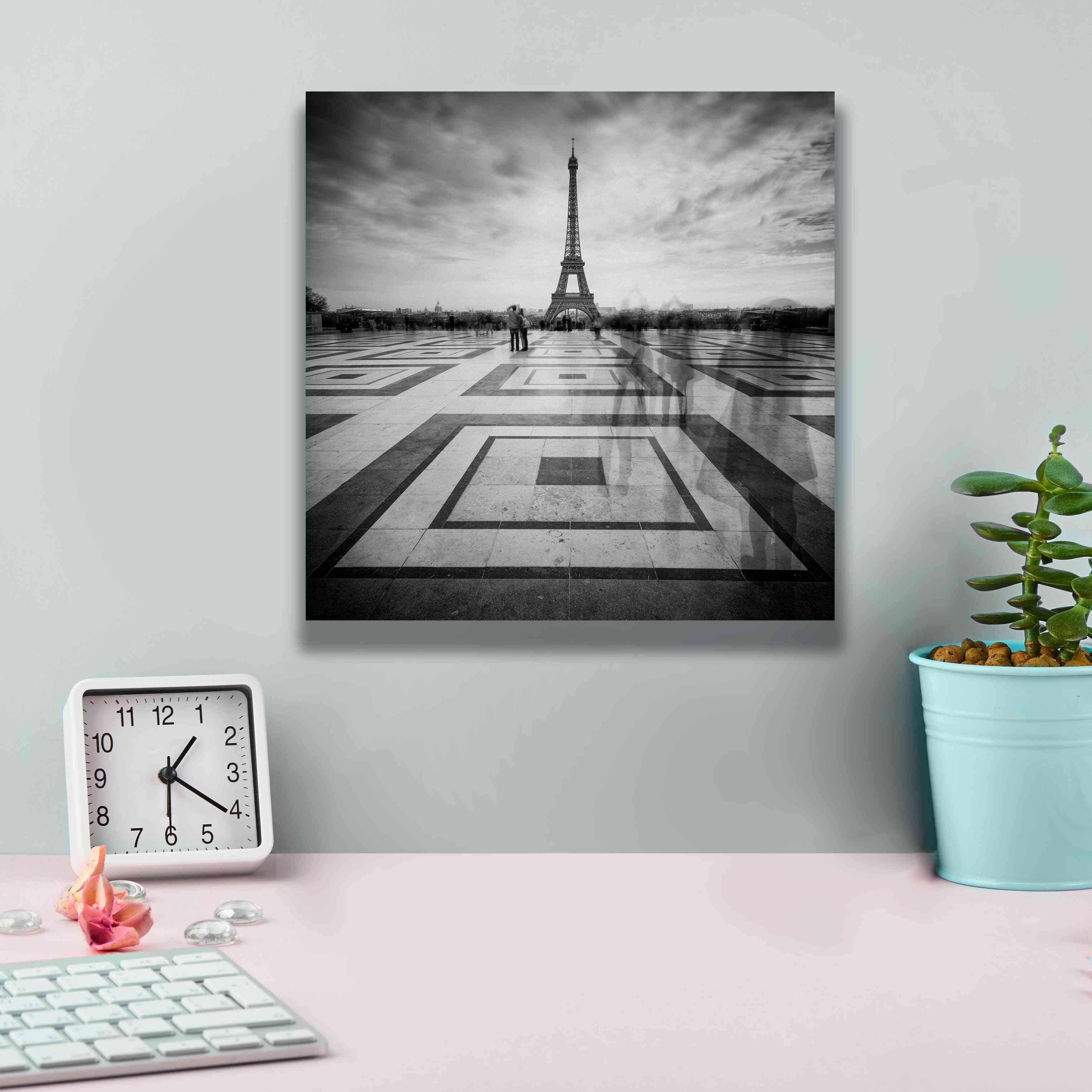 'Tourists' by Wilco Dragt, Giclee Canvas Wall Art,12 x 12