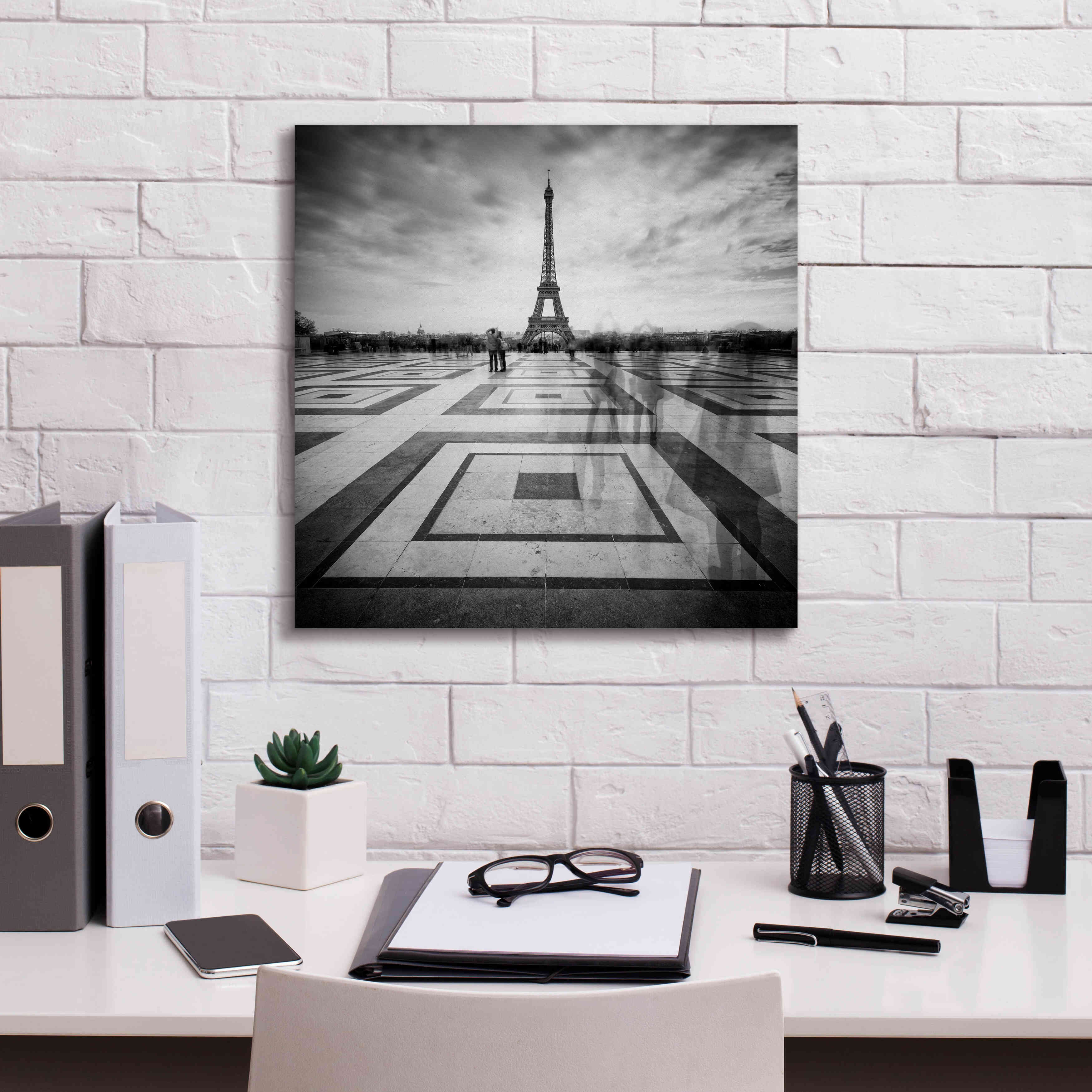 'Tourists' by Wilco Dragt, Giclee Canvas Wall Art,18 x 18