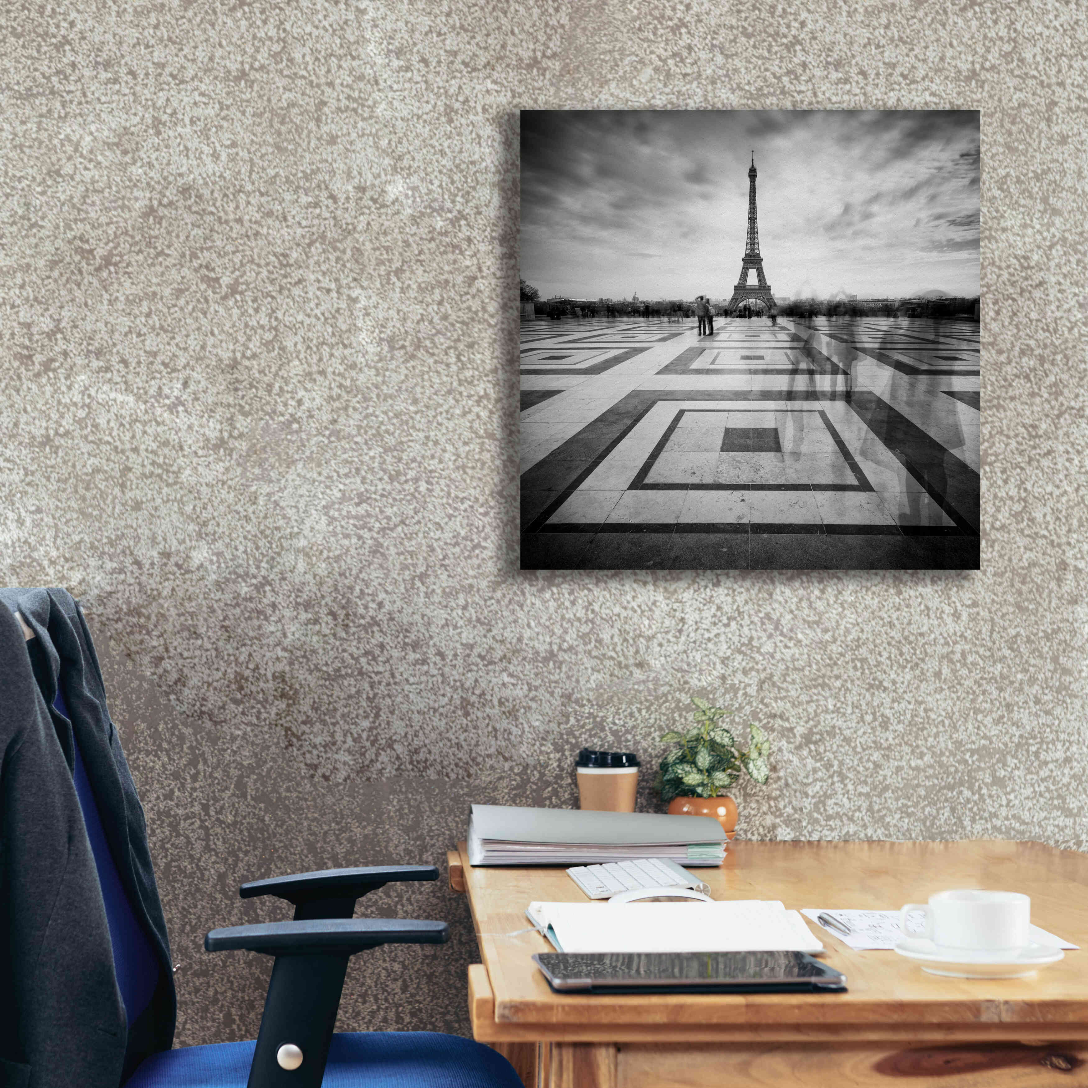 'Tourists' by Wilco Dragt, Giclee Canvas Wall Art,26 x 26