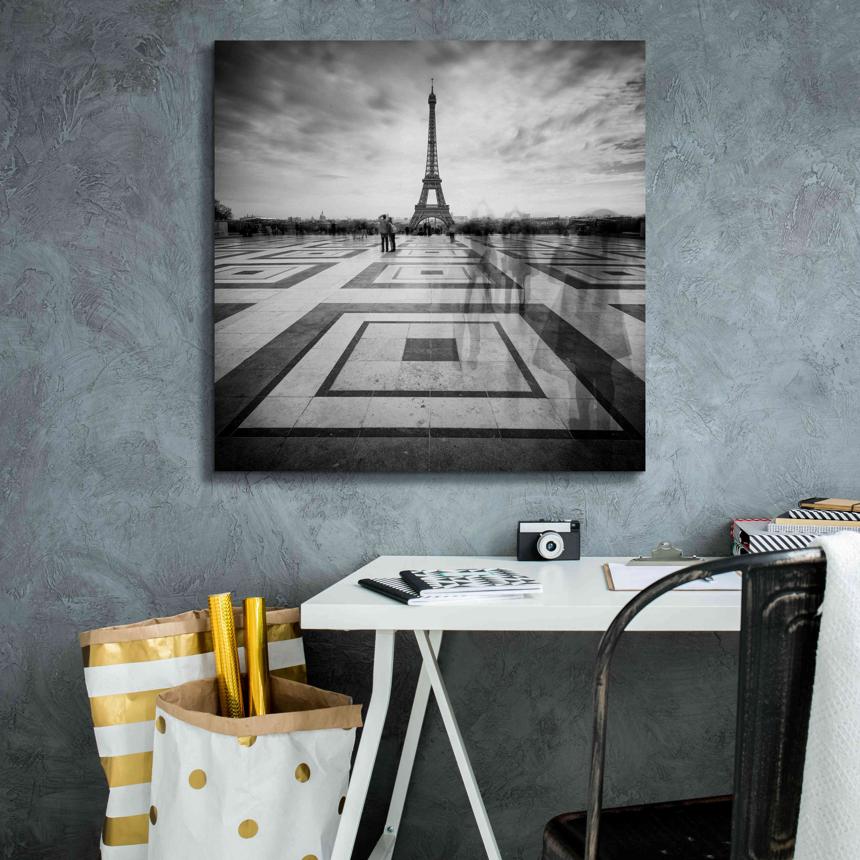 'Tourists' by Wilco Dragt, Giclee Canvas Wall Art,26 x 26