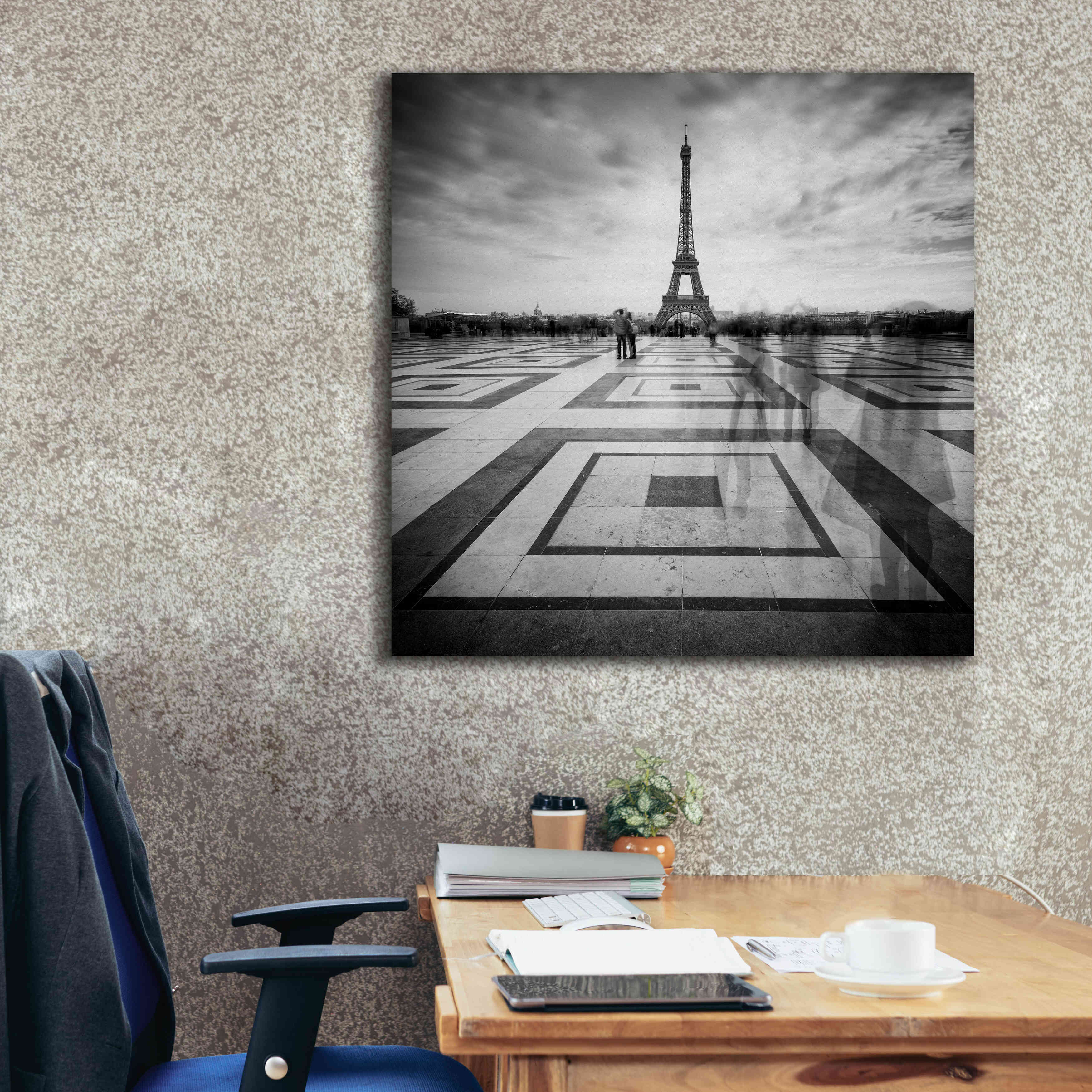 'Tourists' by Wilco Dragt, Giclee Canvas Wall Art,37 x 37