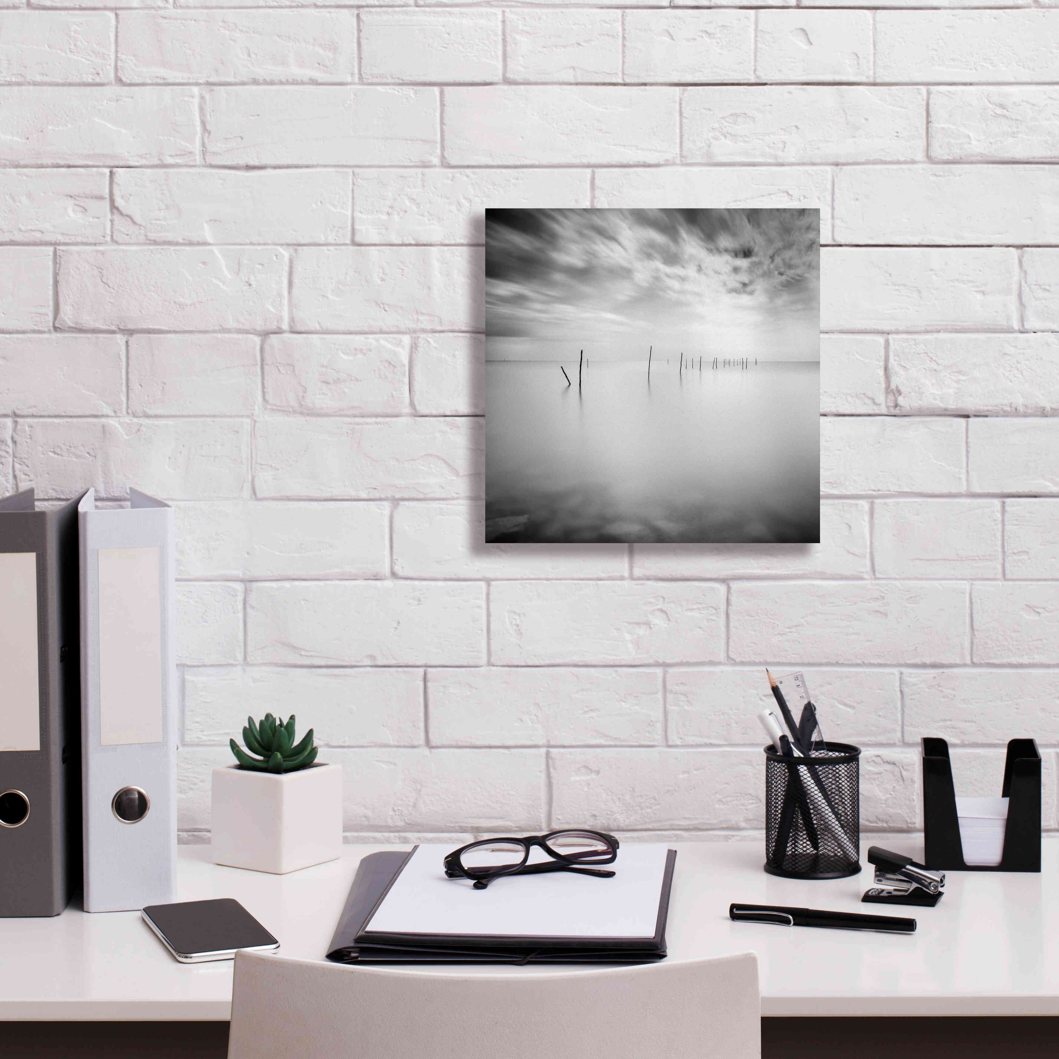 'Twenty Two Sticks' by Wilco Dragt, Giclee Canvas Wall Art,12 x 12