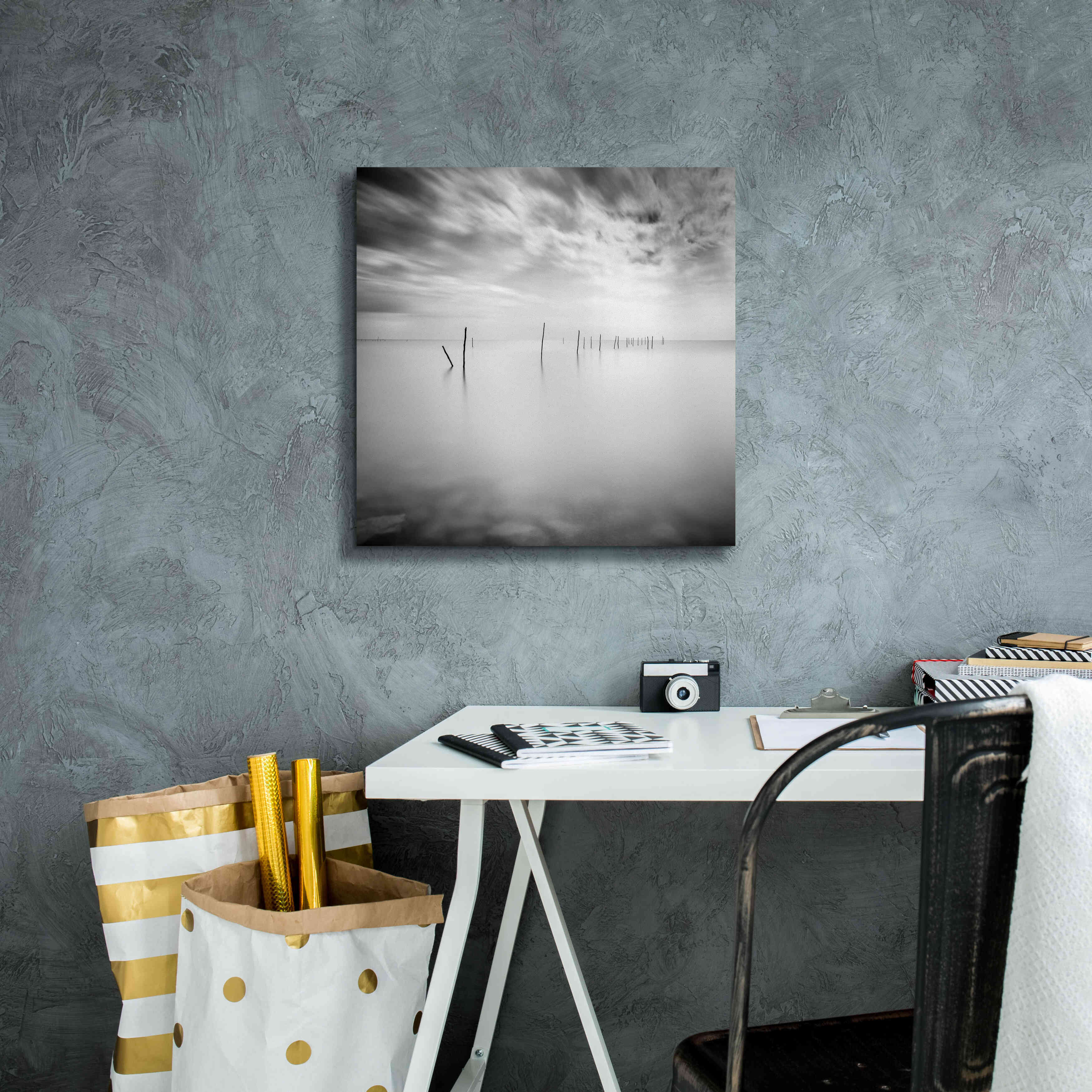 'Twenty Two Sticks' by Wilco Dragt, Giclee Canvas Wall Art,18 x 18