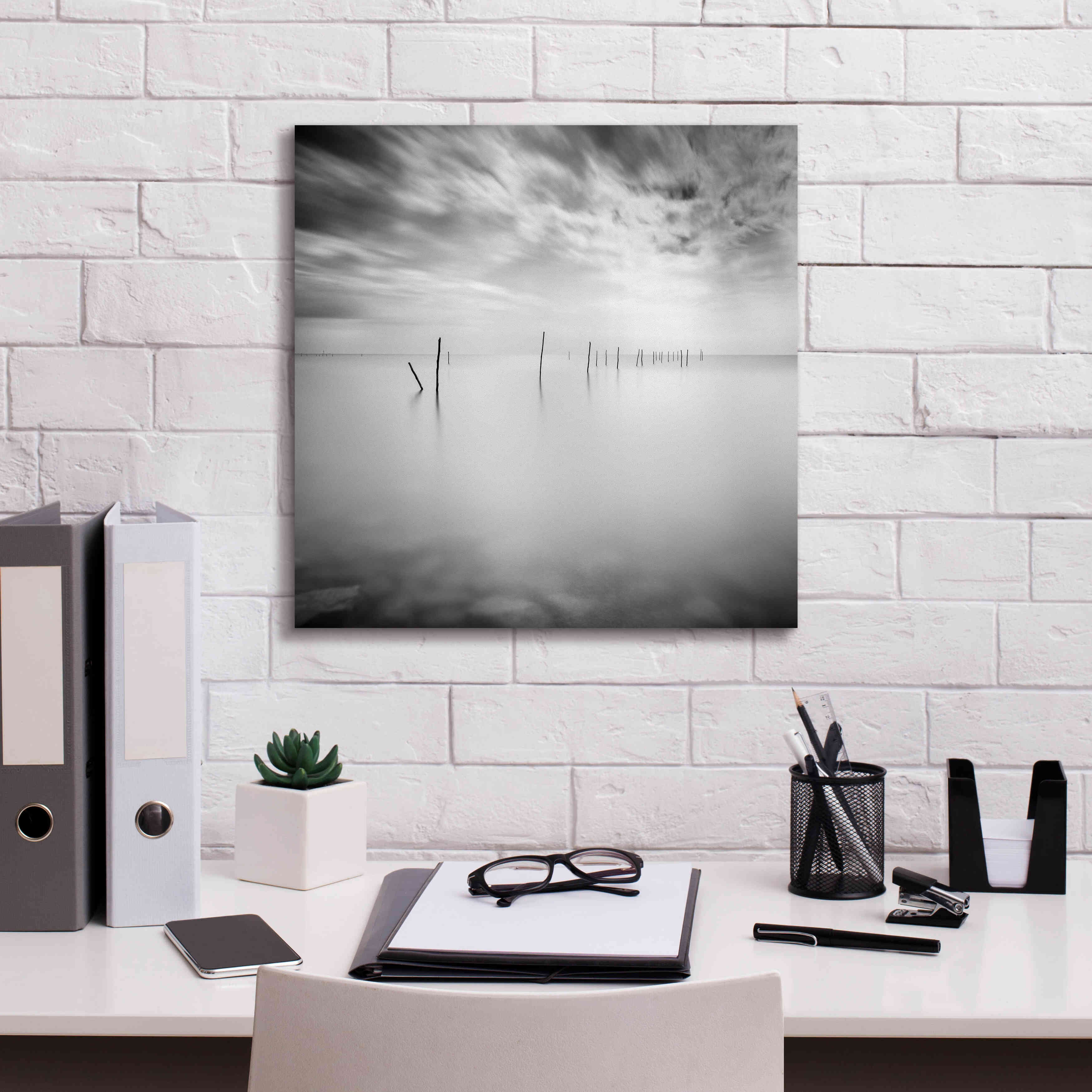 'Twenty Two Sticks' by Wilco Dragt, Giclee Canvas Wall Art,18 x 18