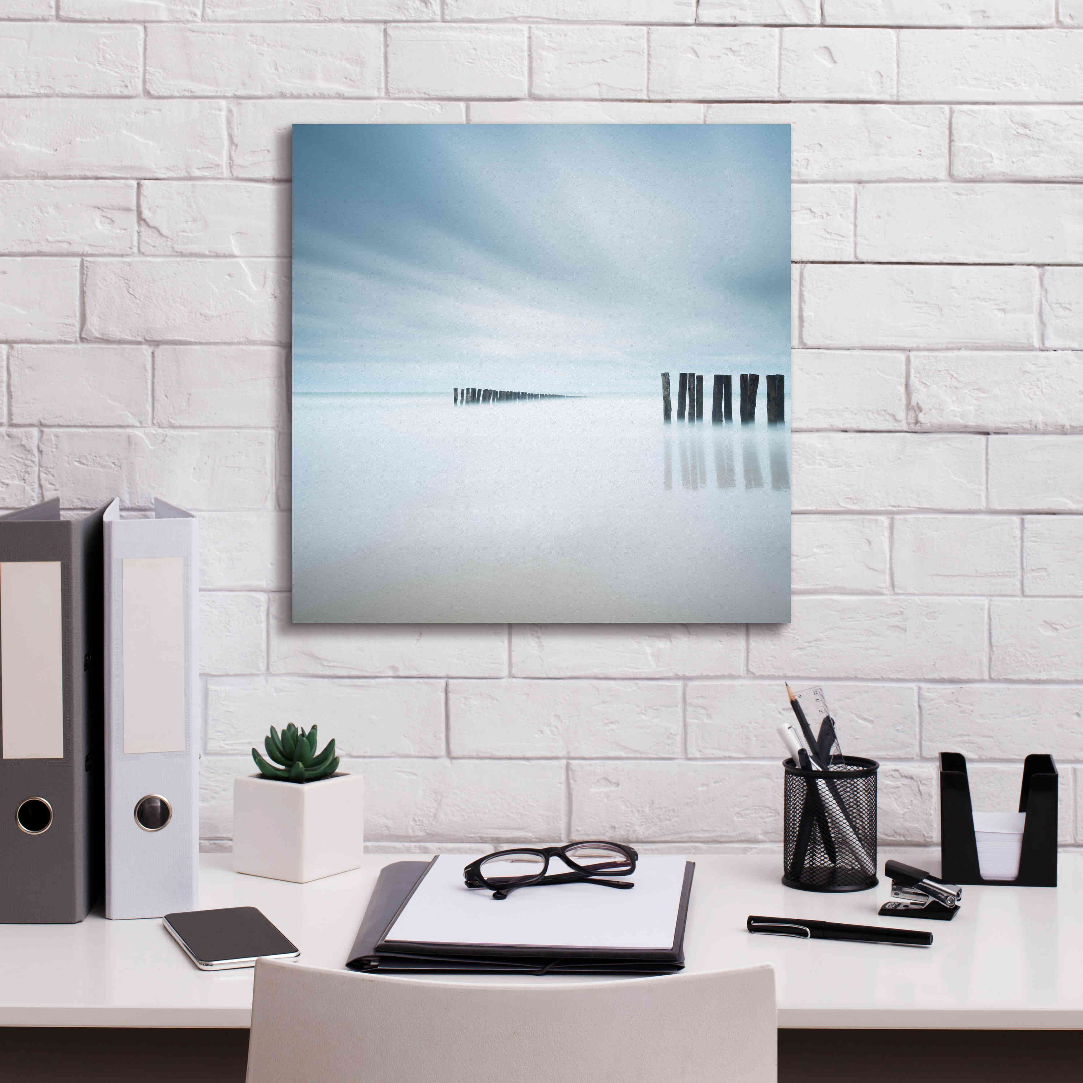 'Whispering' by Wilco Dragt, Giclee Canvas Wall Art,18 x 18