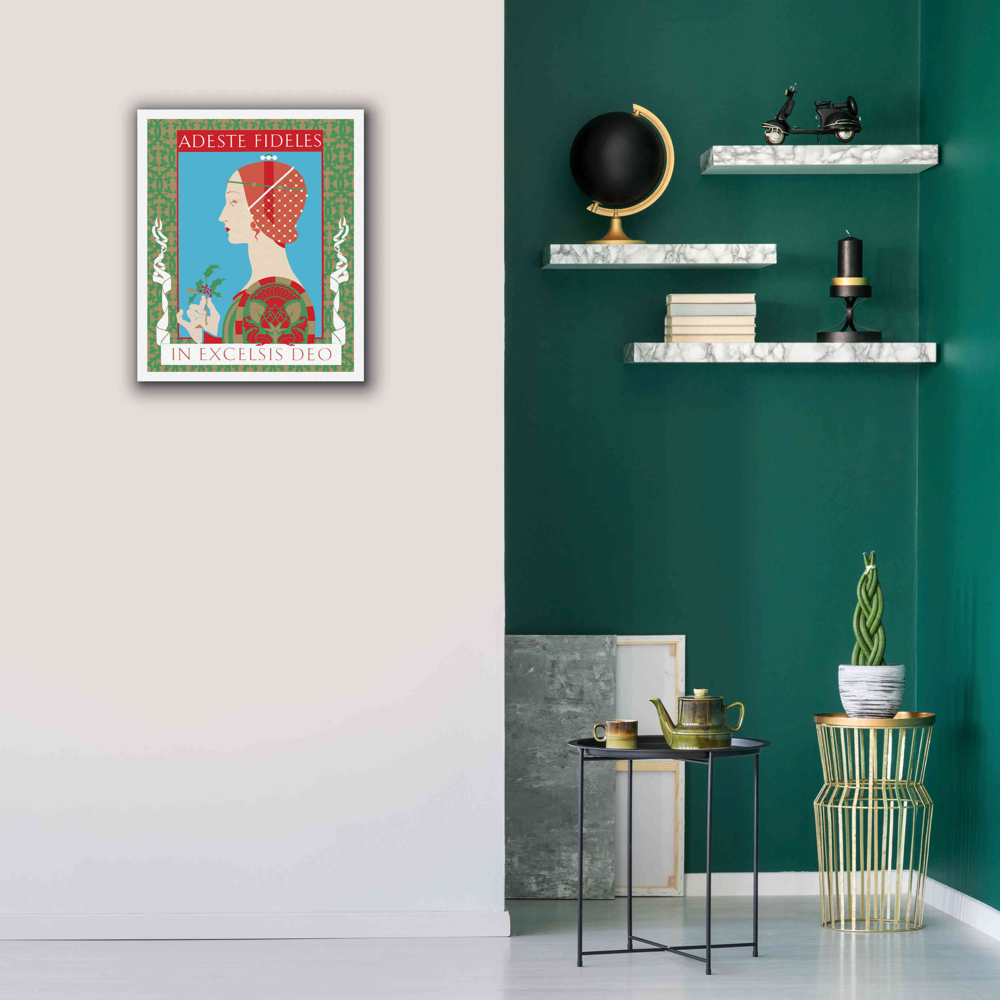 'Adeste Fidelis' by David Chestnutt, Giclee Canvas Wall Art,20 x 24