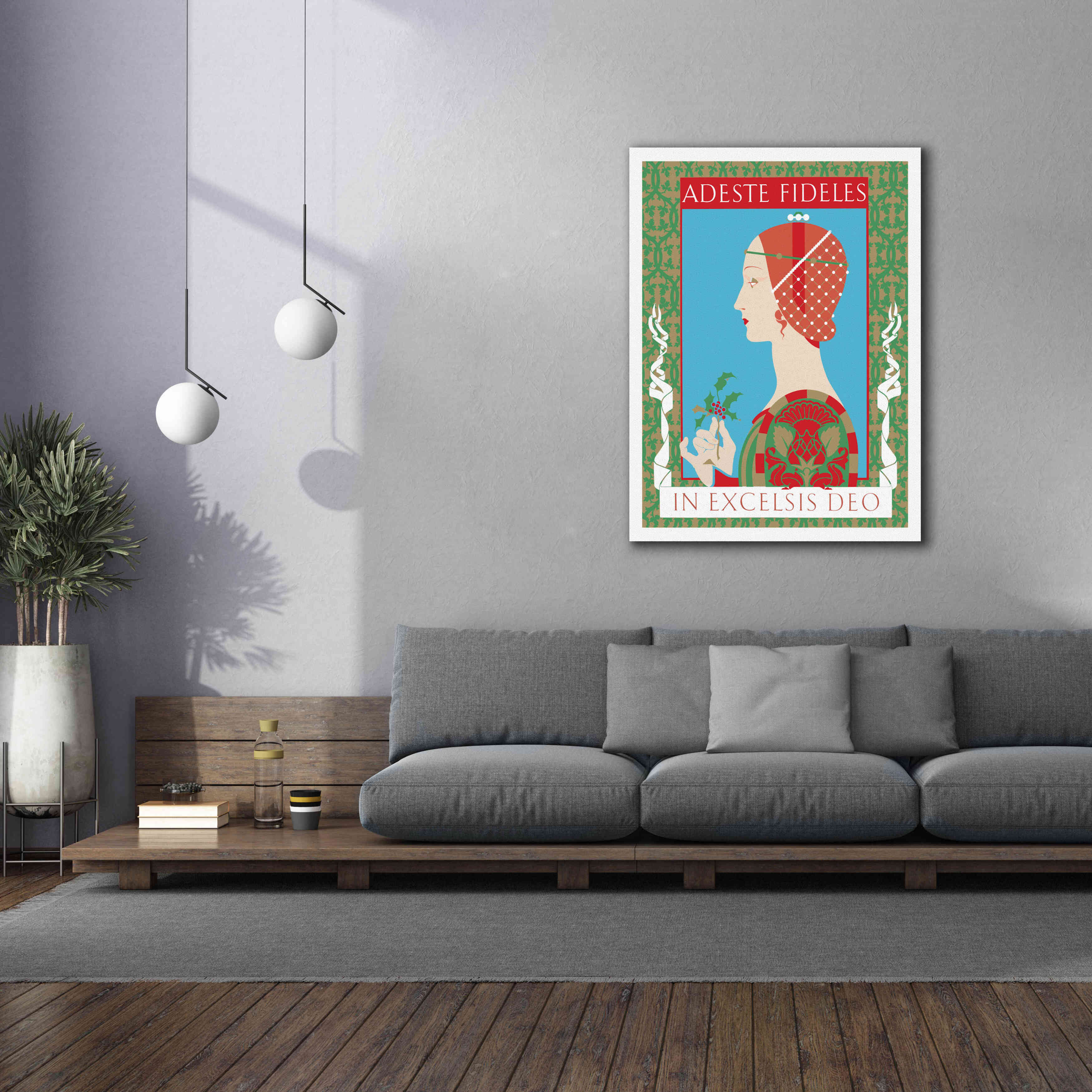 'Adeste Fidelis' by David Chestnutt, Giclee Canvas Wall Art,40 x 54