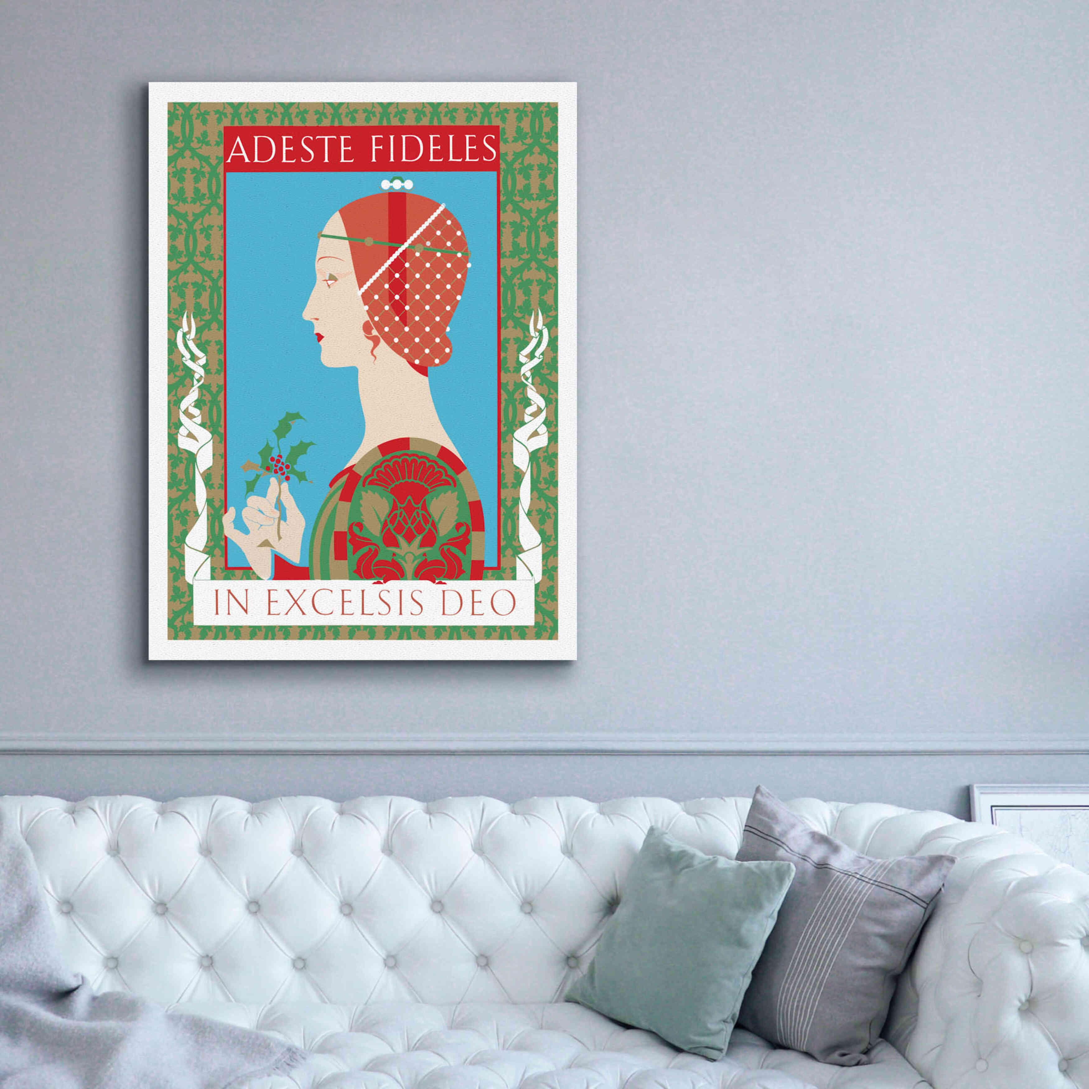 'Adeste Fidelis' by David Chestnutt, Giclee Canvas Wall Art,40 x 54