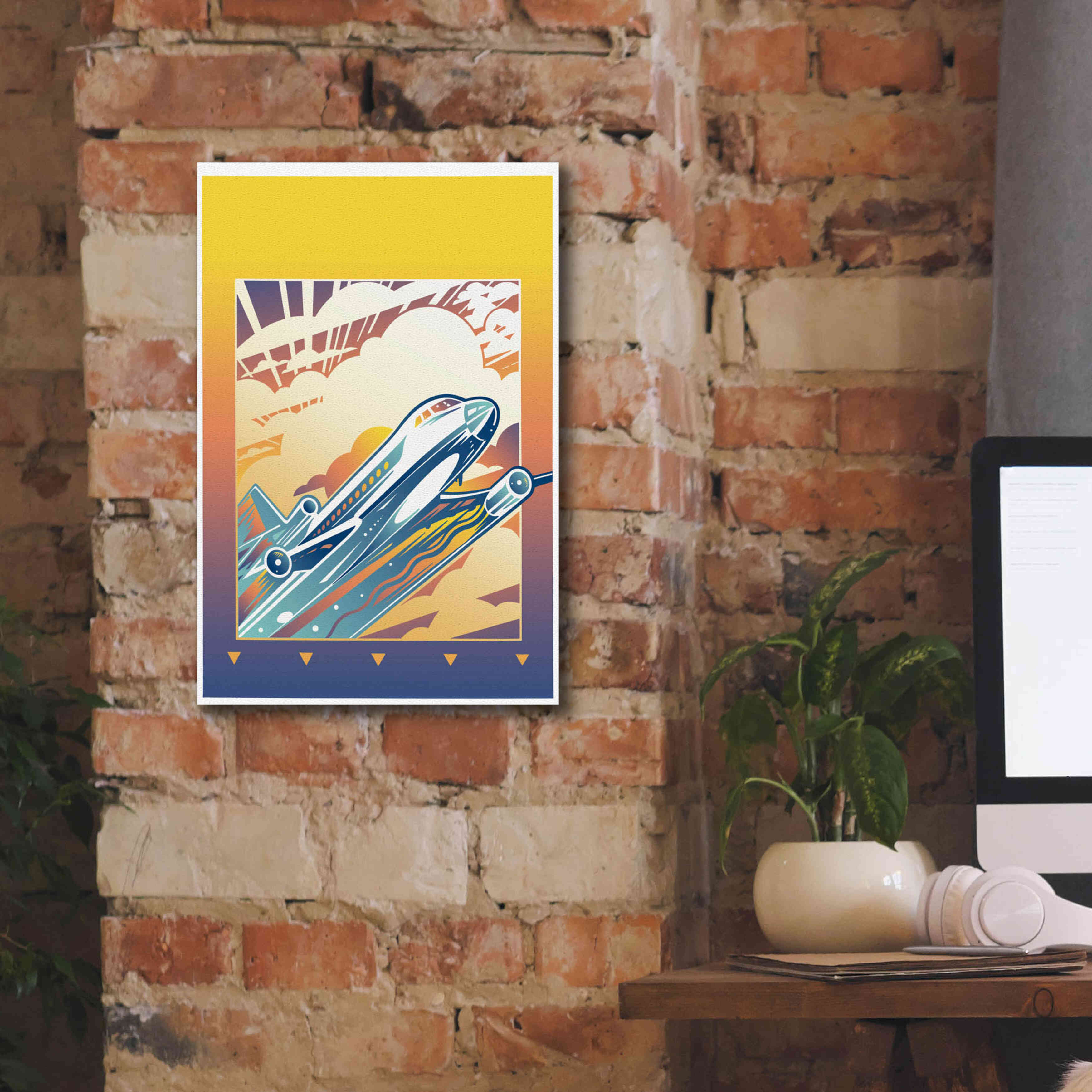 'Airlift' by David Chestnutt, Giclee Canvas Wall Art,12 x 18