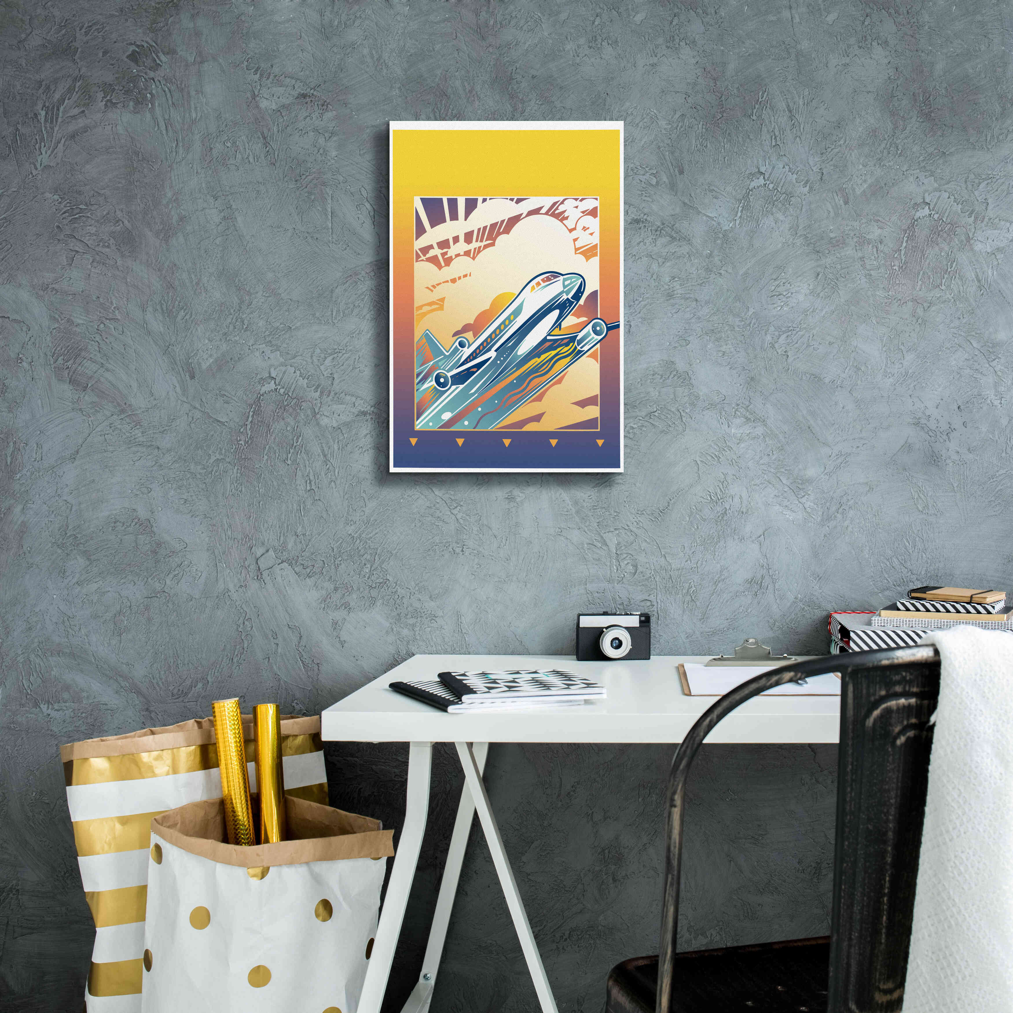 'Airlift' by David Chestnutt, Giclee Canvas Wall Art,12 x 18