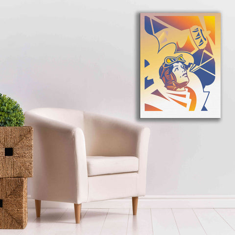 Image of 'Amelia Erhart' by David Chestnutt, Giclee Canvas Wall Art,26 x 34