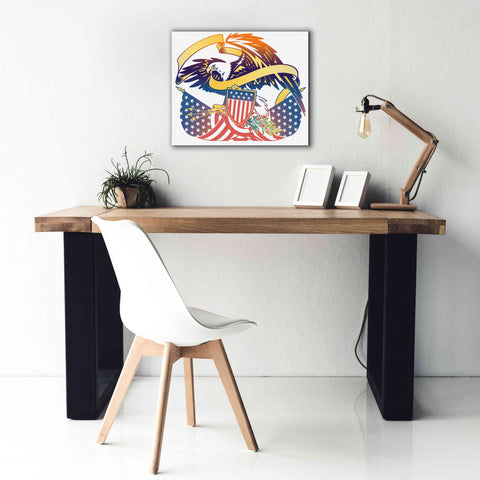 Image of 'American Eagle' by David Chestnutt, Giclee Canvas Wall Art,24 x 20