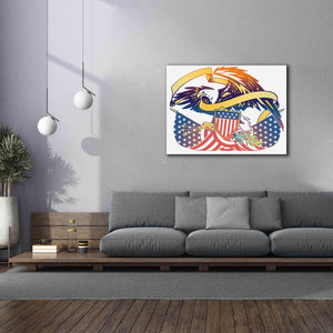 'American Eagle' by David Chestnutt, Giclee Canvas Wall Art,54 x 40
