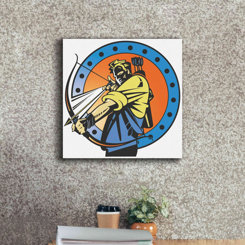 Image of 'Archer' by David Chestnutt, Giclee Canvas Wall Art,18 x 18