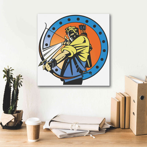 Image of 'Archer' by David Chestnutt, Giclee Canvas Wall Art,18 x 18