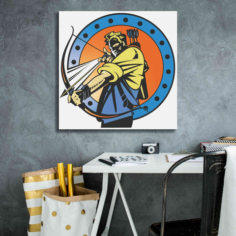 Image of 'Archer' by David Chestnutt, Giclee Canvas Wall Art,26 x 26