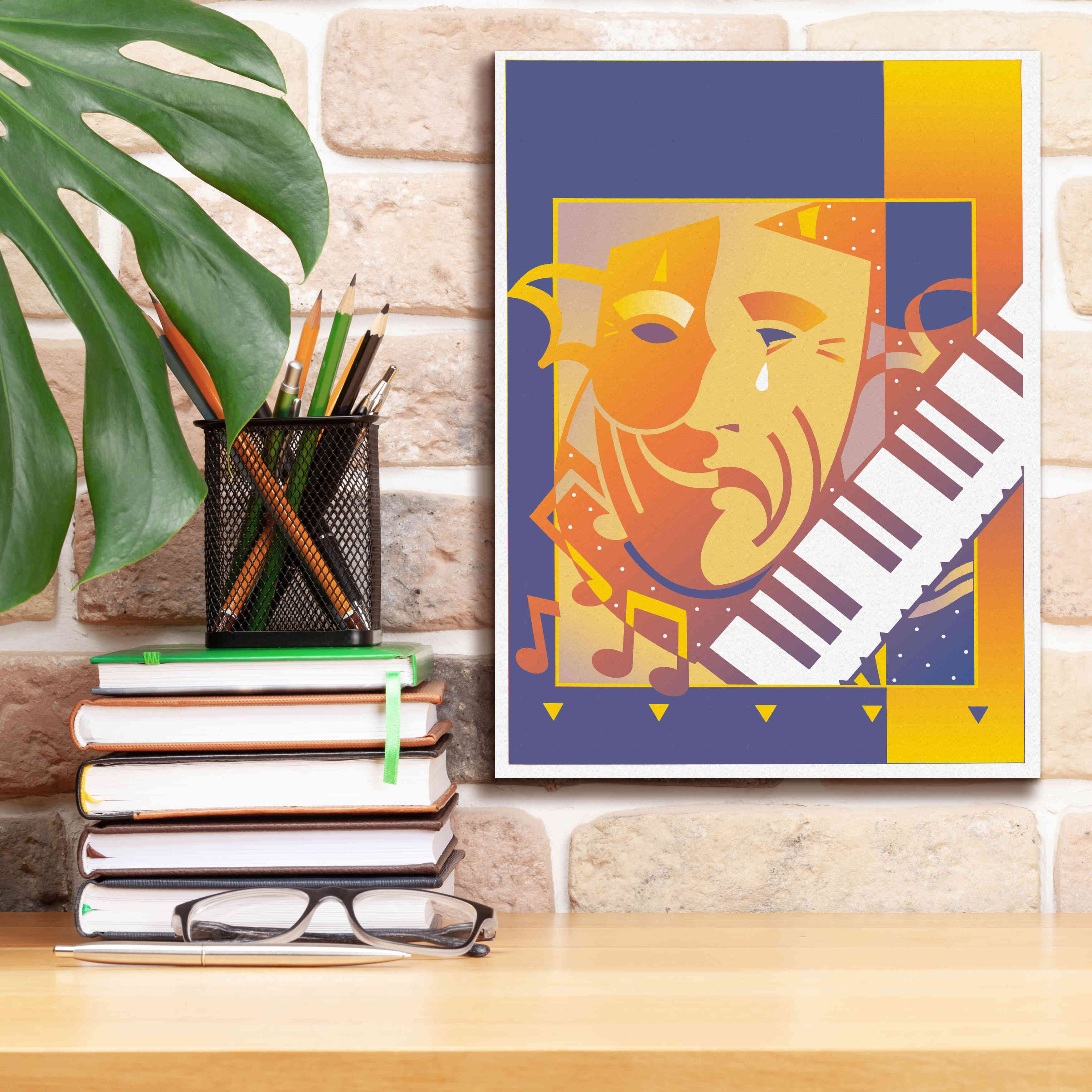 'Arts And Music' by David Chestnutt, Giclee Canvas Wall Art,12 x 16