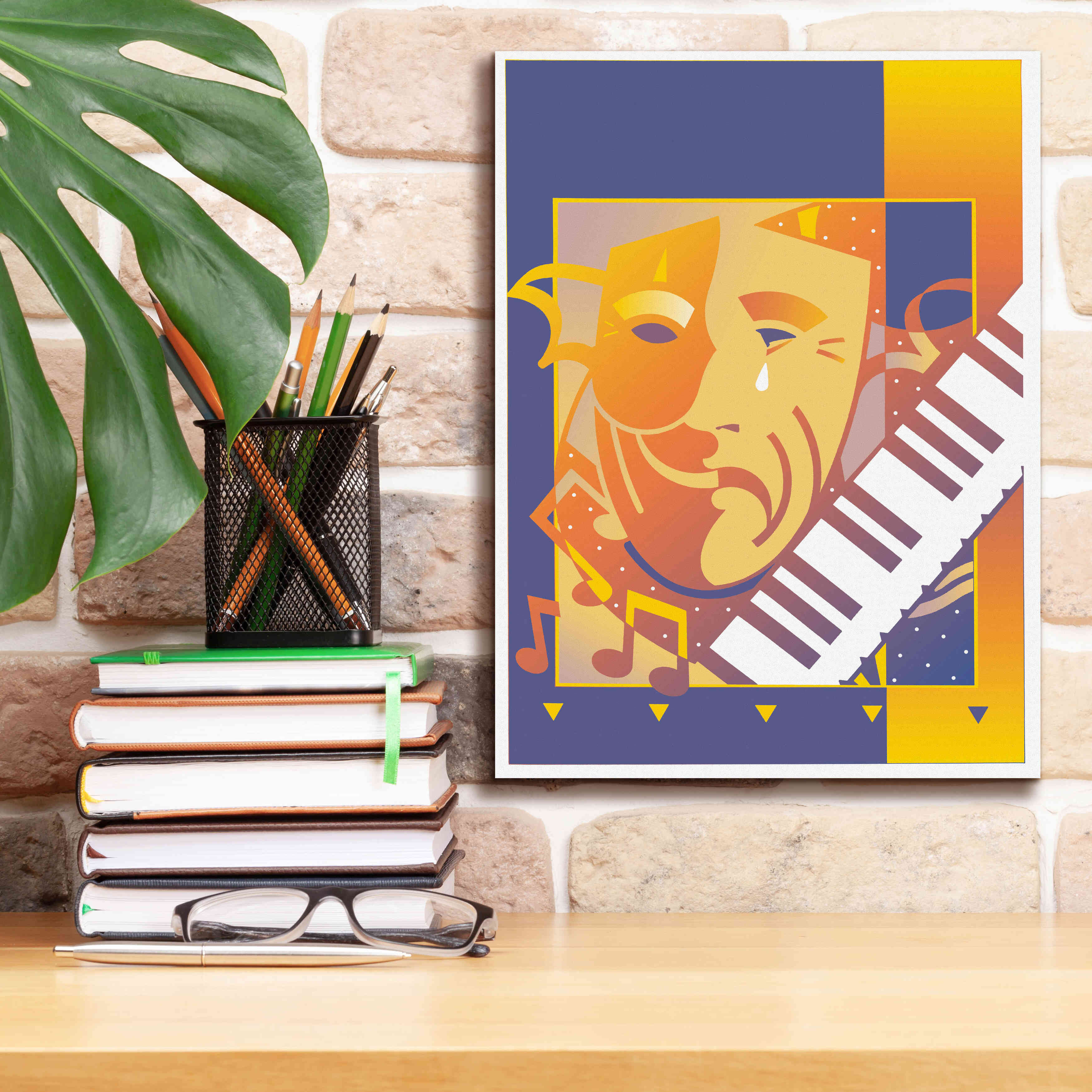 'Arts And Music' by David Chestnutt, Giclee Canvas Wall Art,12 x 16