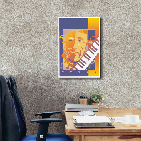Image of 'Arts And Music' by David Chestnutt, Giclee Canvas Wall Art,18 x 26
