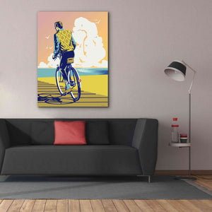 'Beach Bike' by David Chestnutt, Giclee Canvas Wall Art,40 x 54