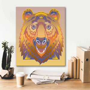 'Bear' by David Chestnutt, Giclee Canvas Wall Art,20 x 24