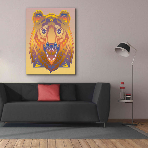 Image of 'Bear' by David Chestnutt, Giclee Canvas Wall Art,40 x 54