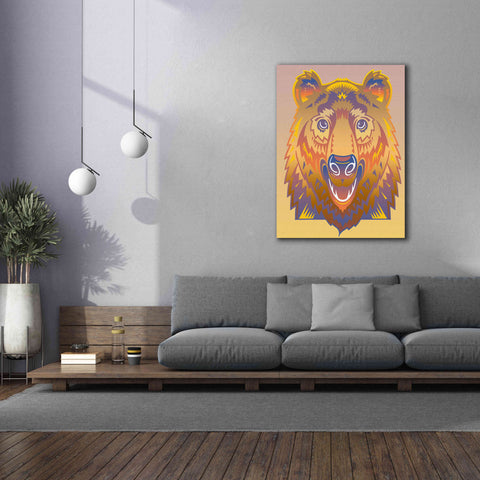 Image of 'Bear' by David Chestnutt, Giclee Canvas Wall Art,40 x 54