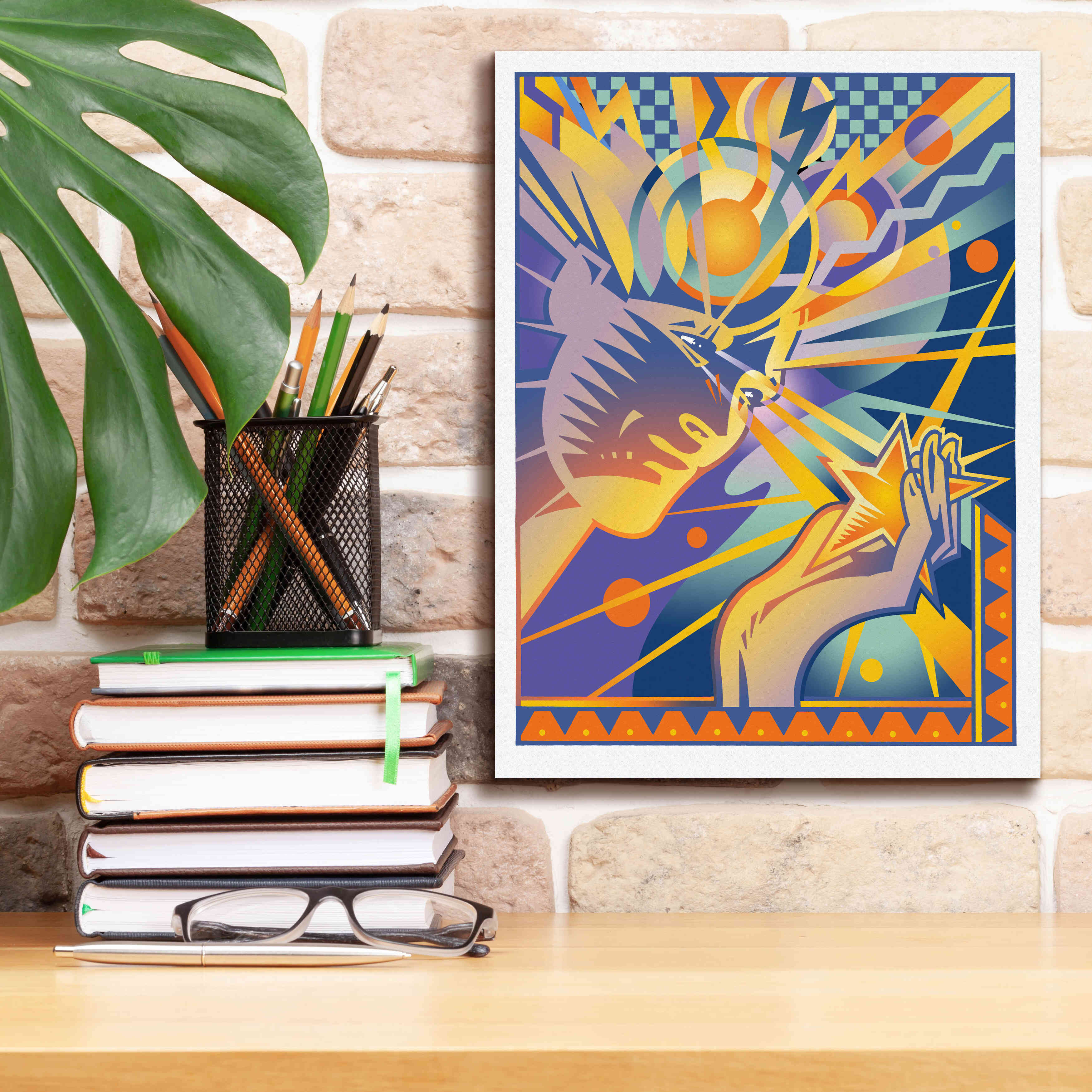 'Brainstorm' by David Chestnutt, Giclee Canvas Wall Art,12 x 16