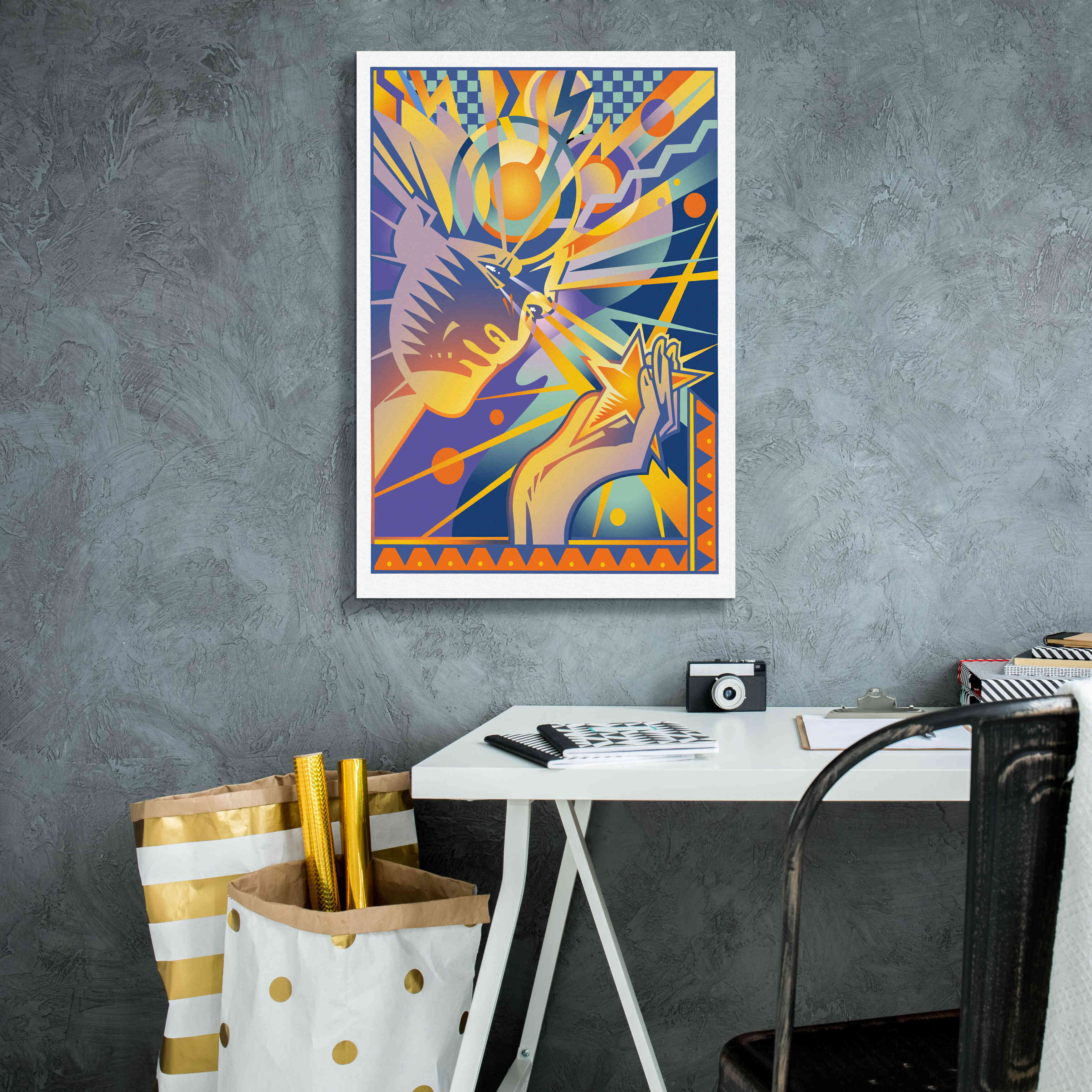 'Brainstorm' by David Chestnutt, Giclee Canvas Wall Art,18 x 26