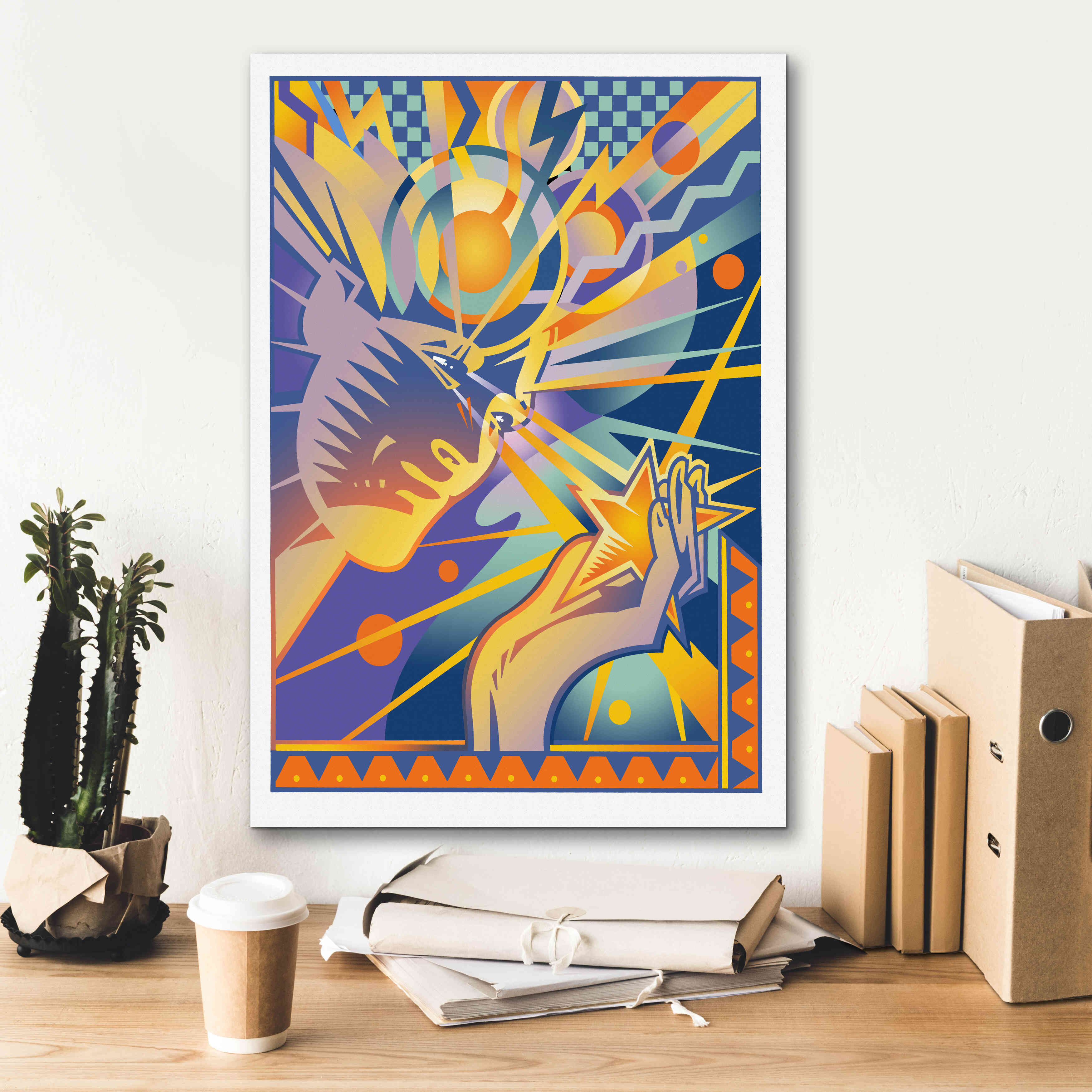 'Brainstorm' by David Chestnutt, Giclee Canvas Wall Art,18 x 26