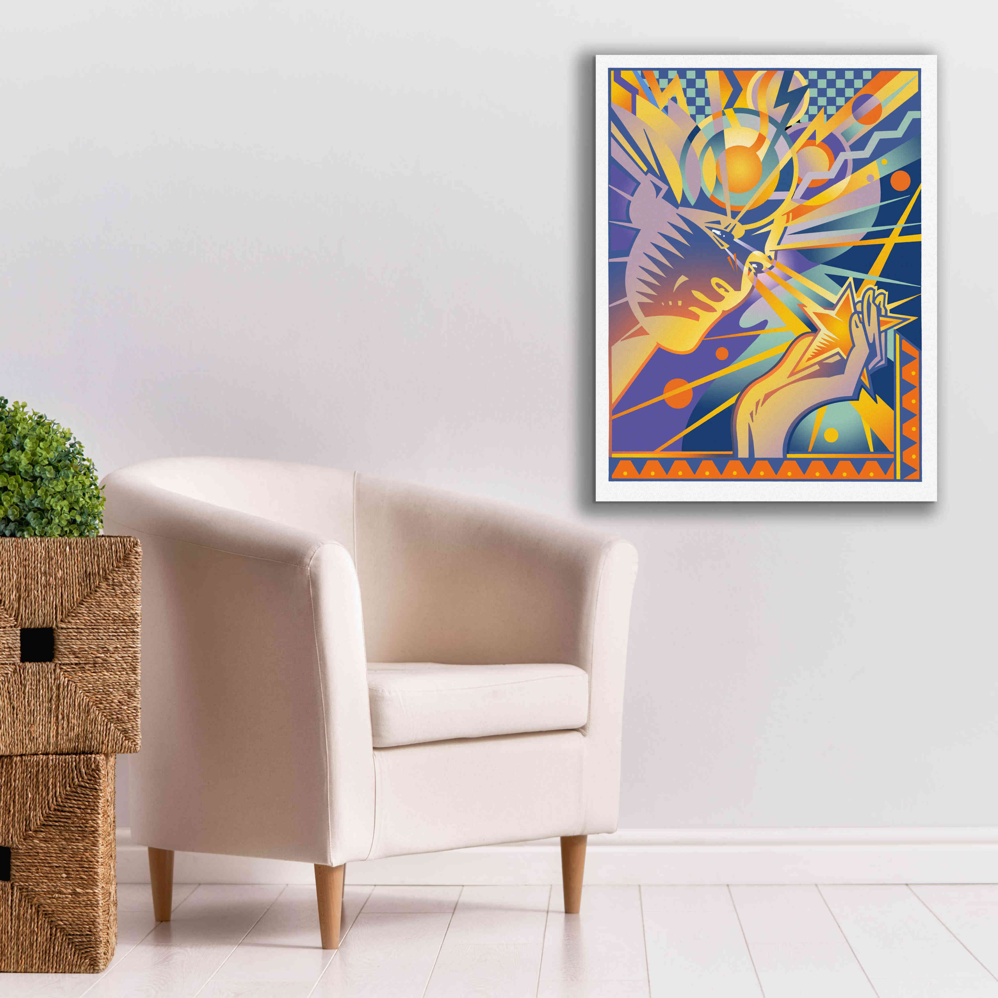'Brainstorm' by David Chestnutt, Giclee Canvas Wall Art,26 x 34