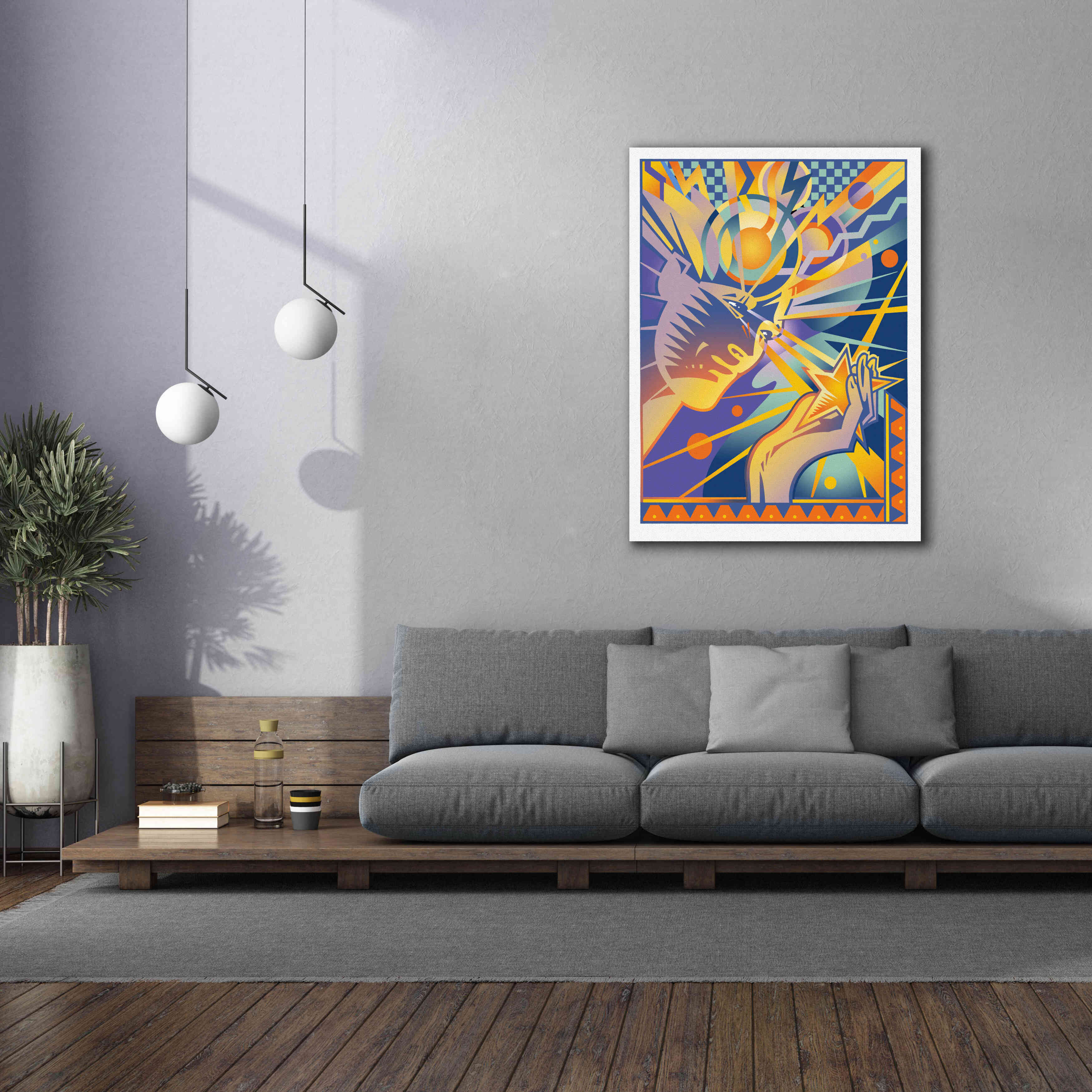 'Brainstorm' by David Chestnutt, Giclee Canvas Wall Art,40 x 54