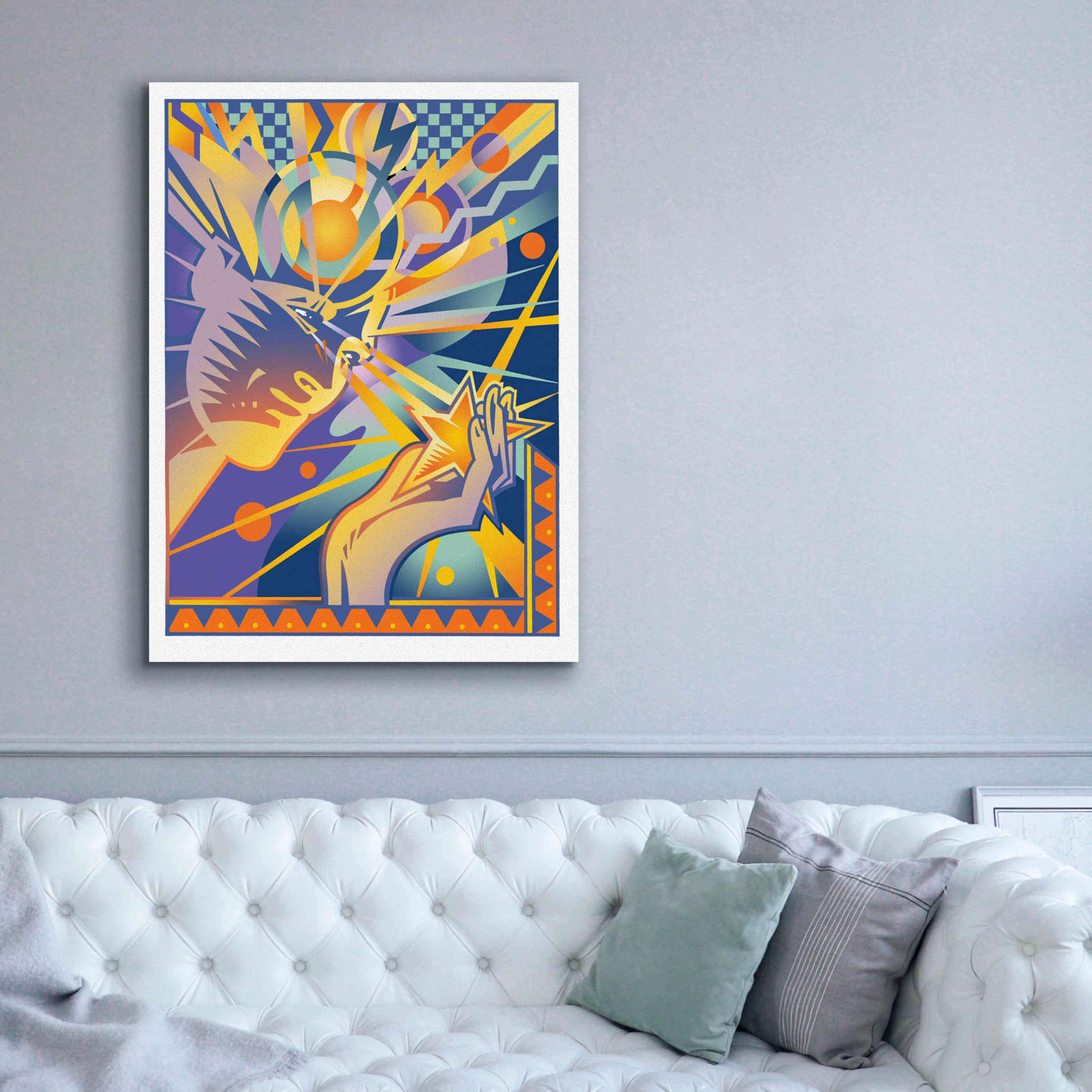 'Brainstorm' by David Chestnutt, Giclee Canvas Wall Art,40 x 54