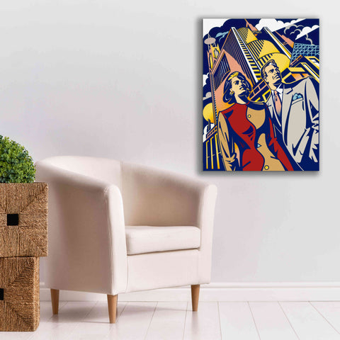 Image of 'Business Couple' by David Chestnutt, Giclee Canvas Wall Art,26 x 34